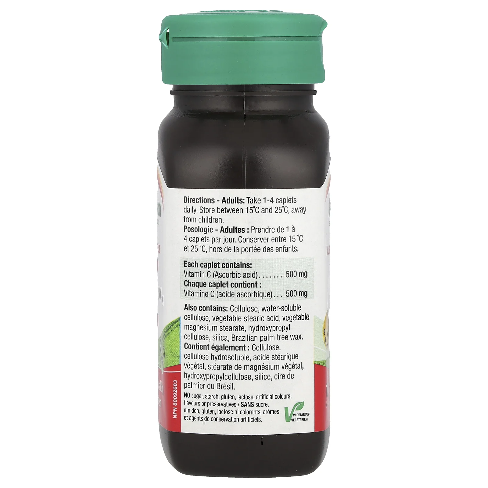 Jamieson Vitamins, Витамин C с замедленным высвобождением, 500 мг, 100 капсул