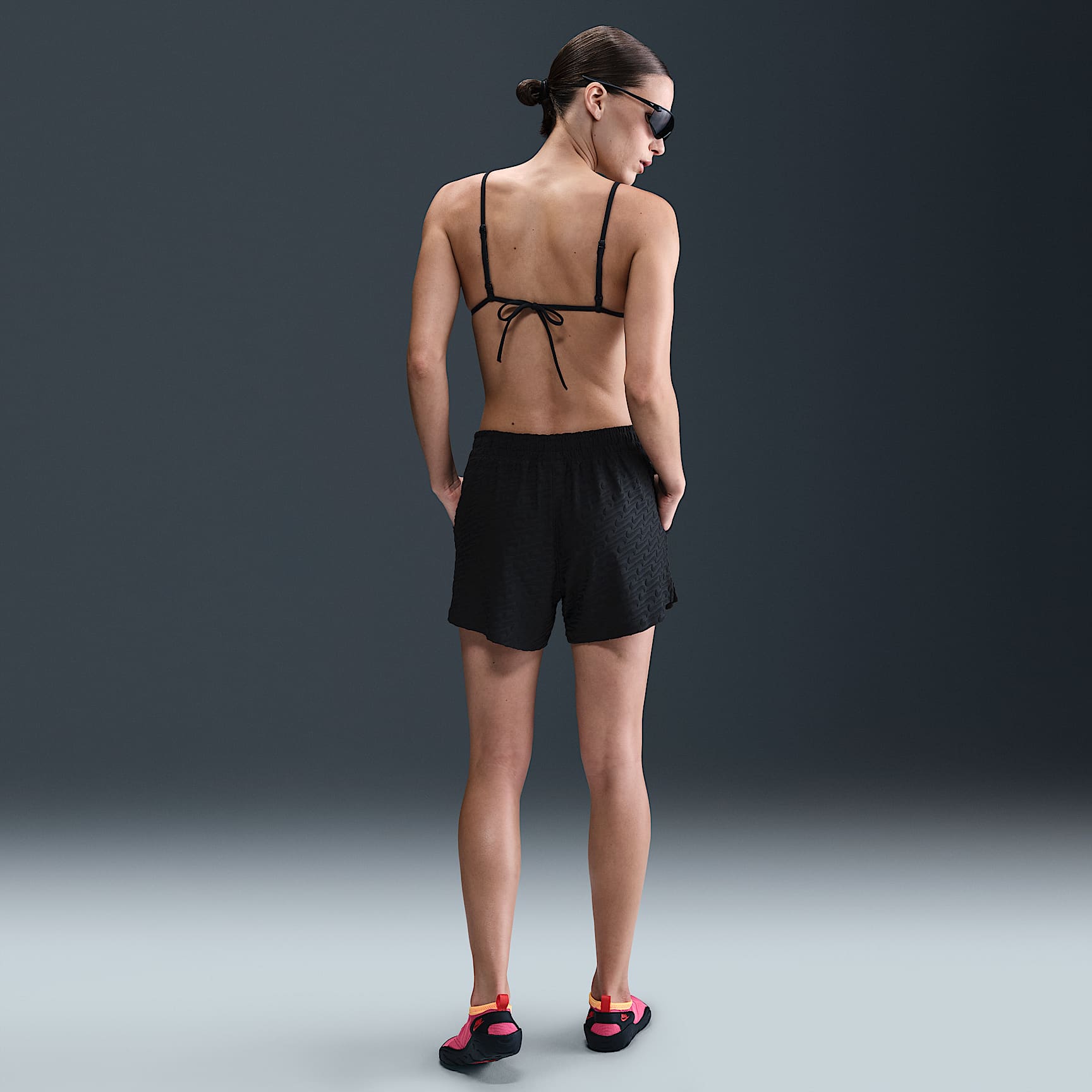 Nike Swim Swoosh Link Women's Terry Cover-Up Shorts