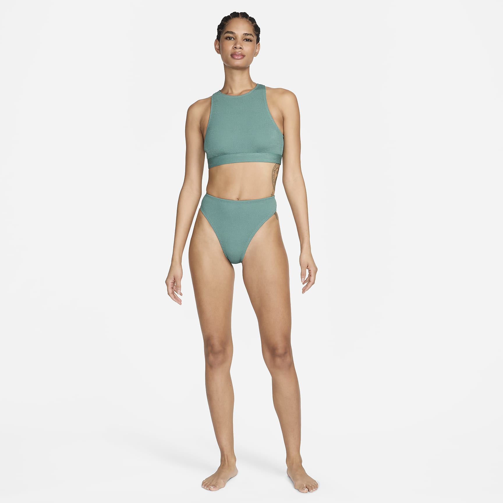 Nike Women's High-Waisted Bikini Swim Bottom