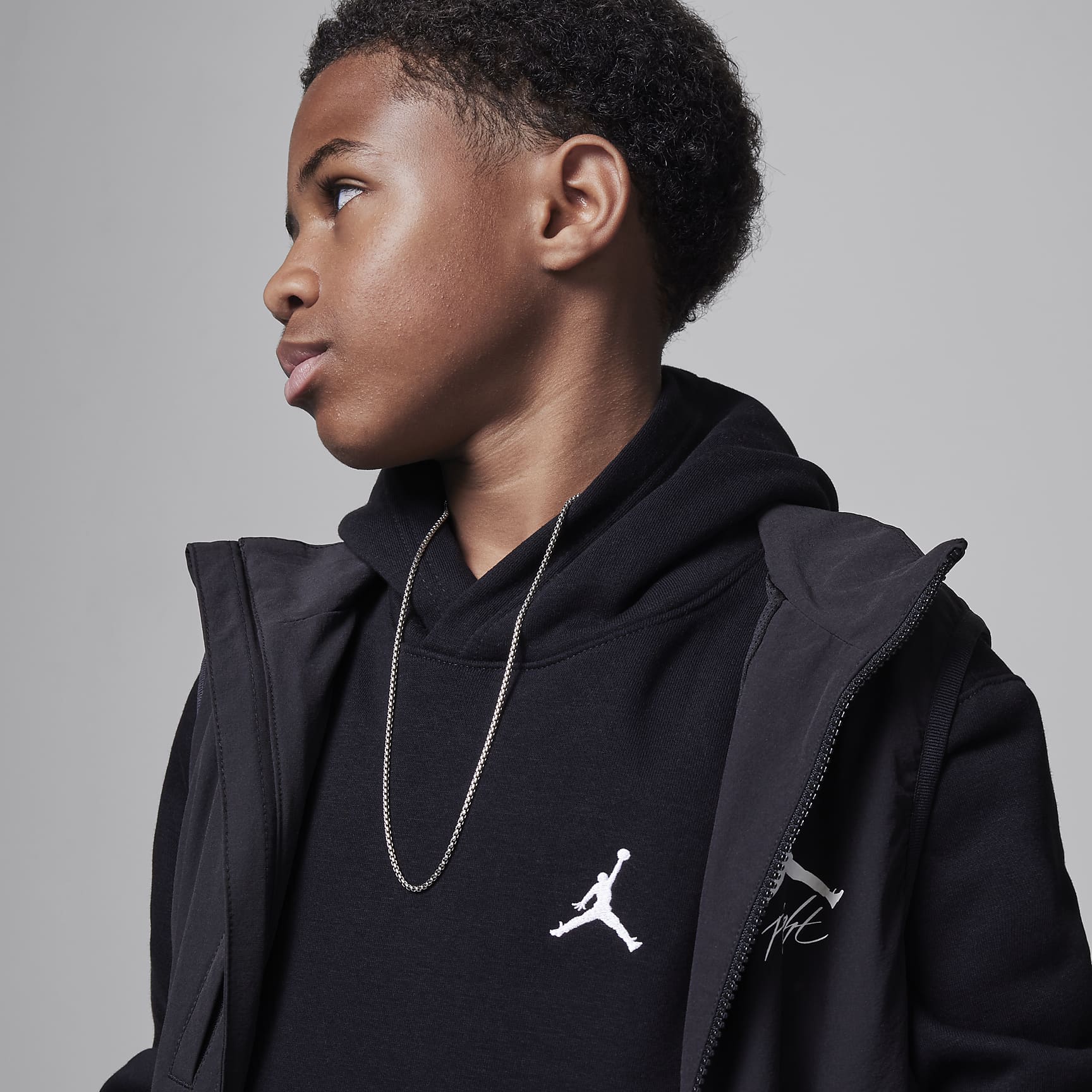 Jordan Big Kids' Brooklyn Fleece Pullover Hoodie