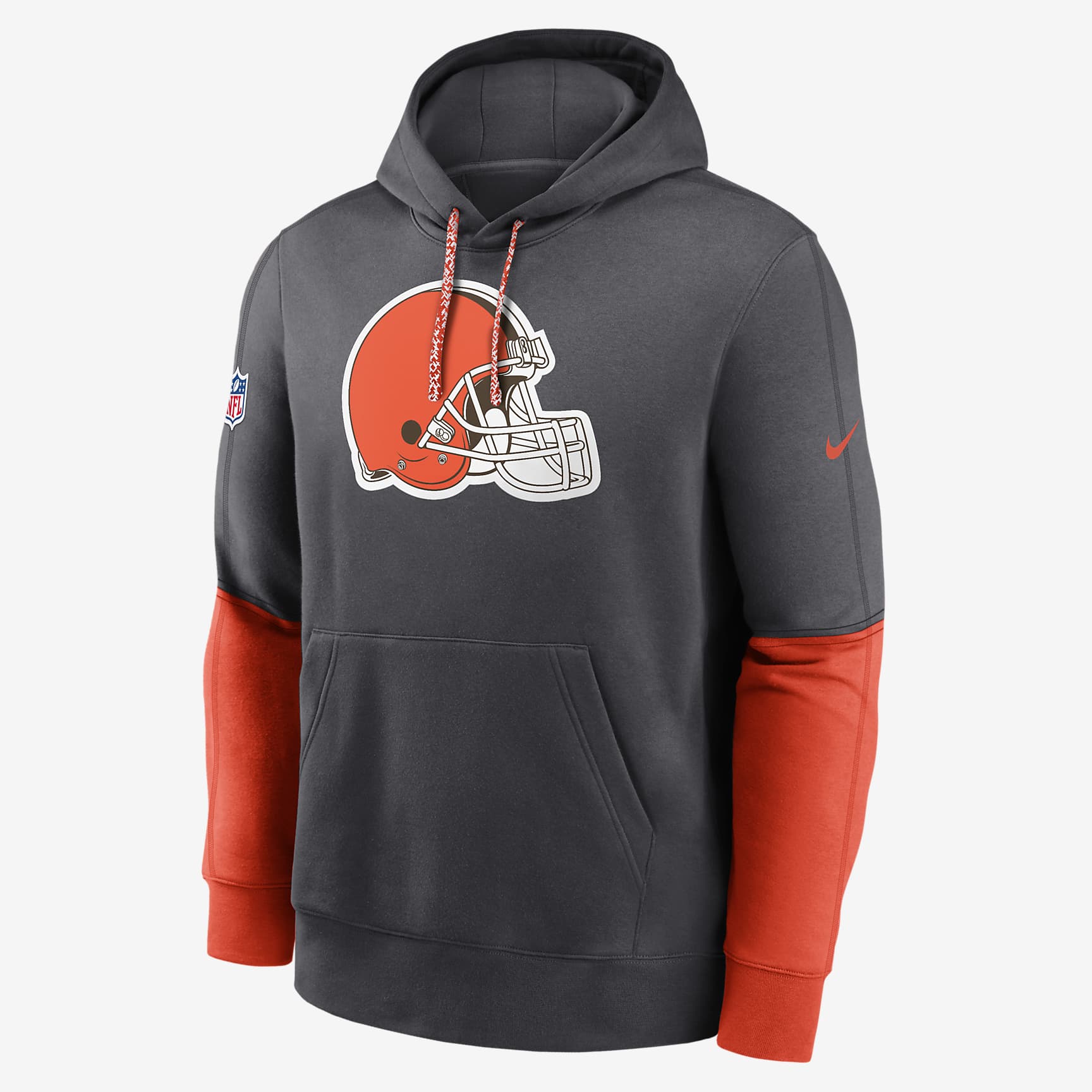 Cleveland Browns Sideline Team Issue Club Men's Nike NFL Pullover Hoodie