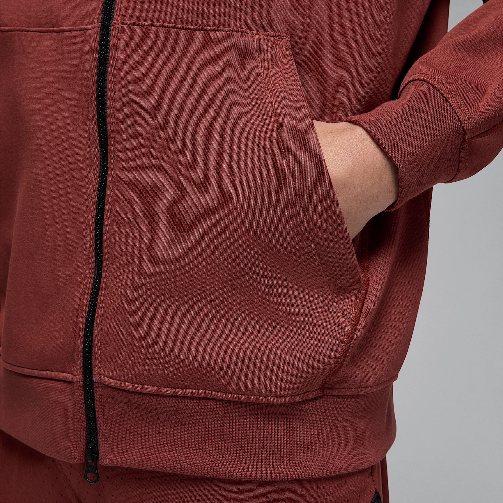 Jordan Sport Hoop Fleece Men's Dri-FIT Full-Zip Hoodie