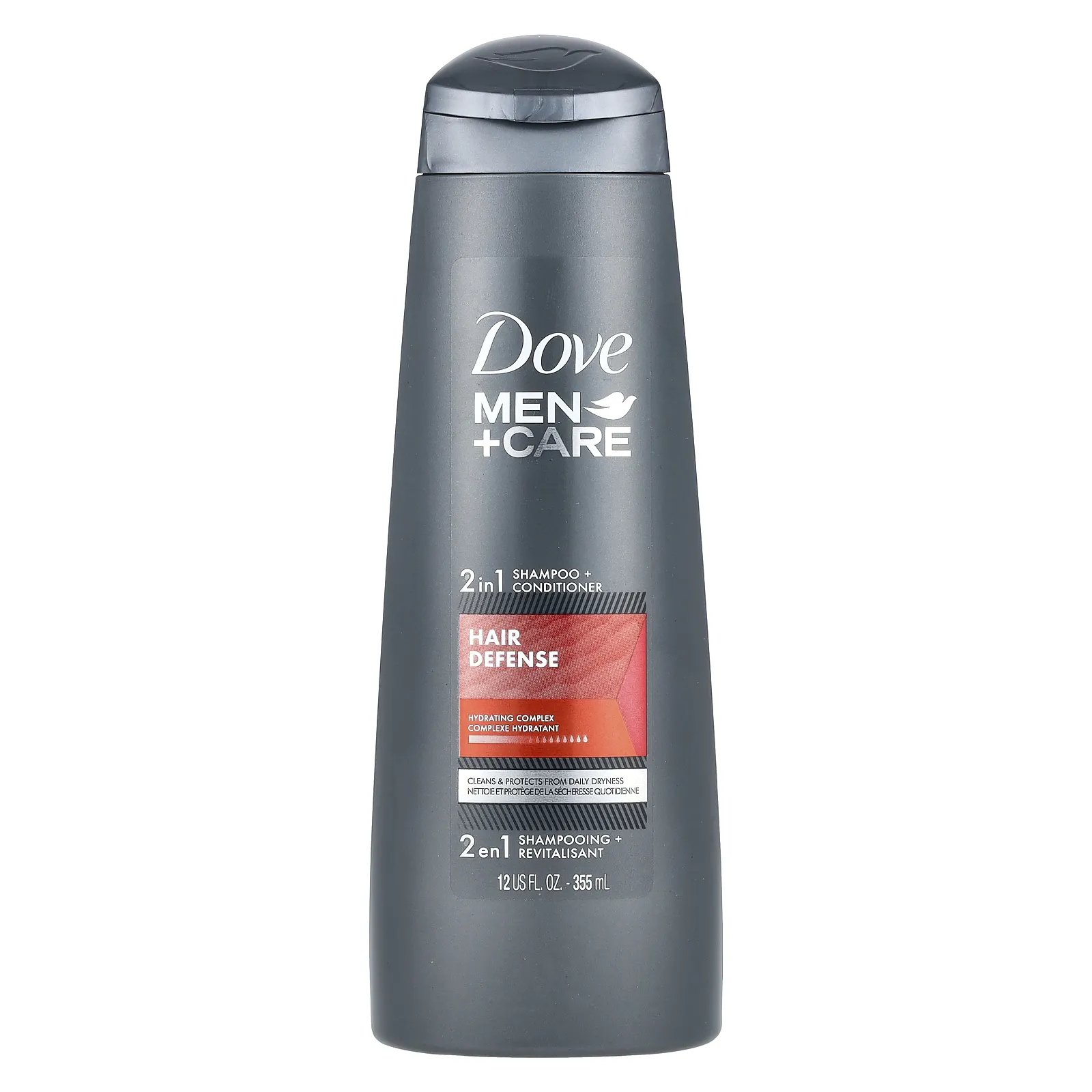 Dove, Men + Care, шампунь и кондиционер 2 в 1, защита волос, 355 мл (12 жидк. Унций)