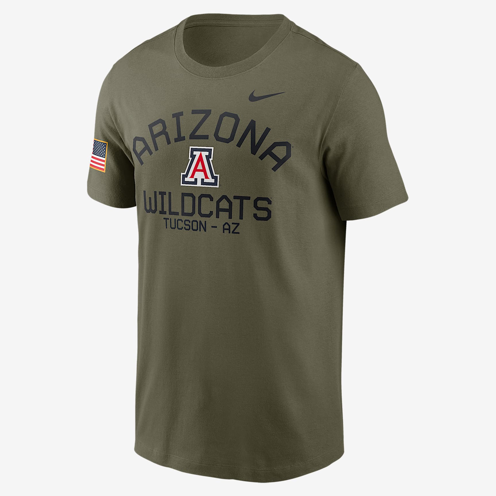 Arizona Wildcats Military Appreciation Team Issue Men's Nike Dri-FIT College T-Shirt