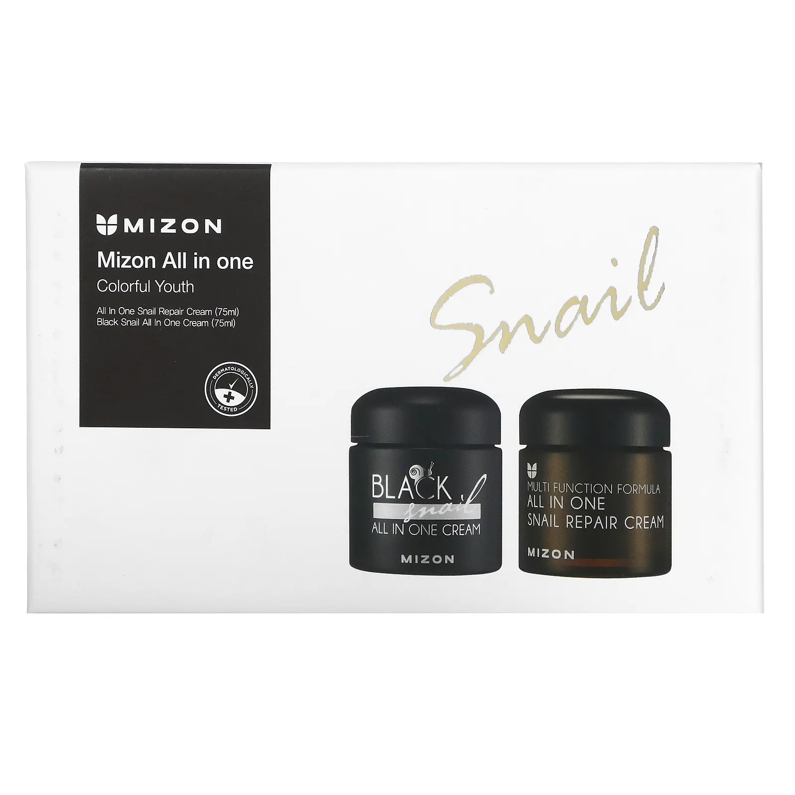 Mizon, All In One, Colourful Youth, Snail, набор из 2 предметов