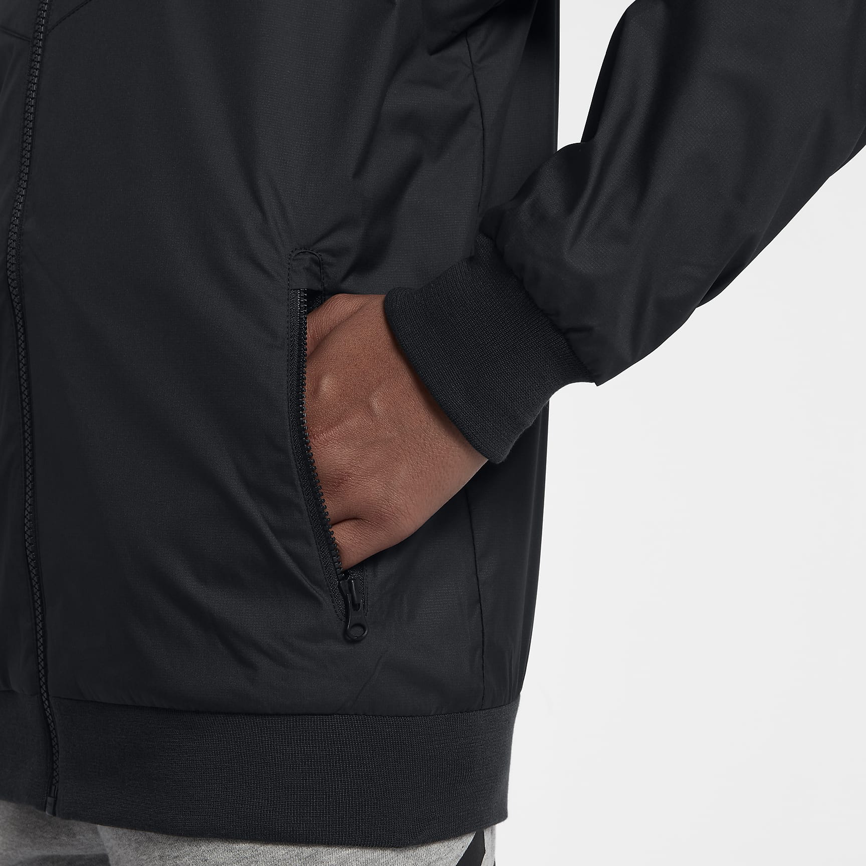Nike Sportswear Windrunner Big Kids' (Boys') Loose Hip-Length Hooded Jacket