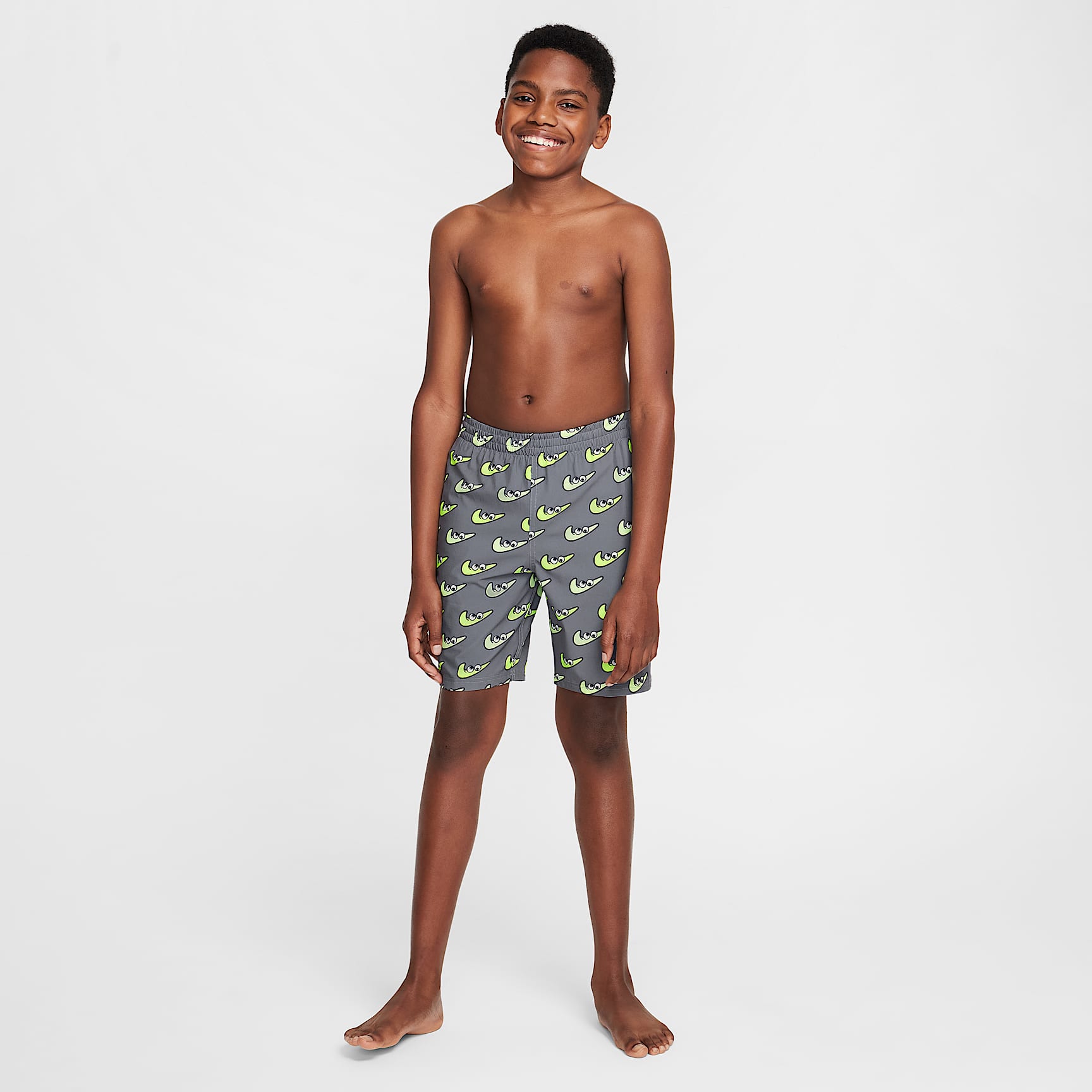 Nike Swim Breaker Big Kids' (Boys') 7" Brief-Lined Volley Shorts