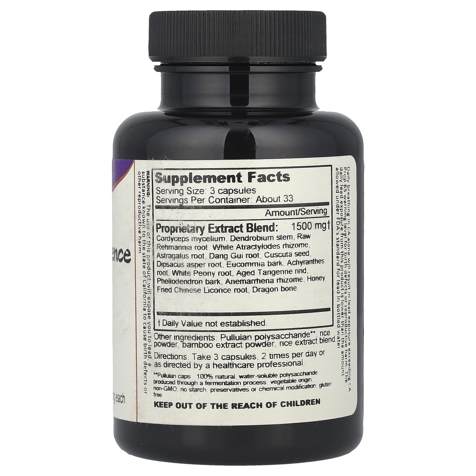 Dragon Herbs, Энергетический тоник Profound Essence, 500 мг, 100 капсул