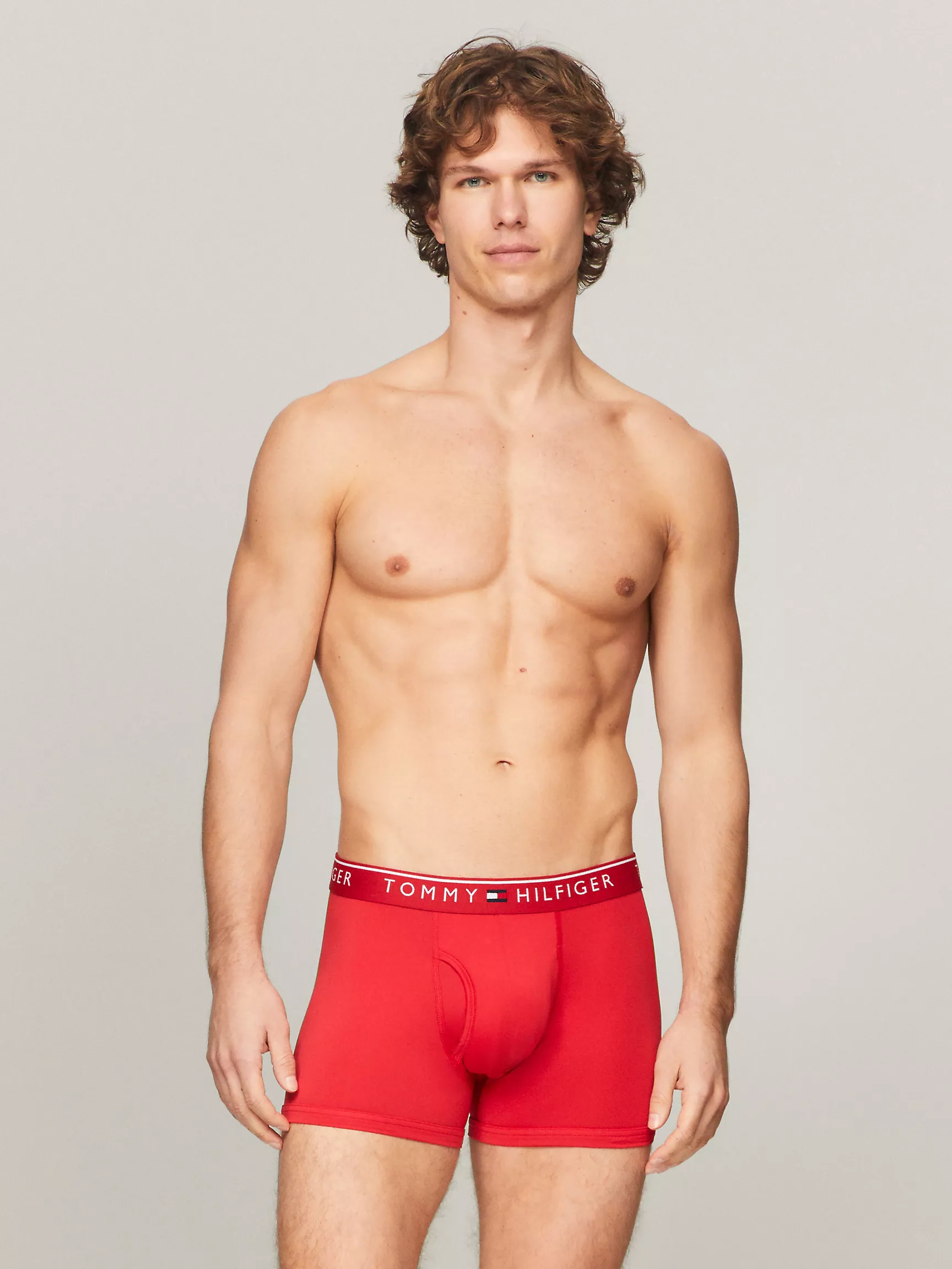 Мужское нижнее белье Tommy Hilfiger, Микрофибровые трусы-боксёры TH (набор 3 шт.)