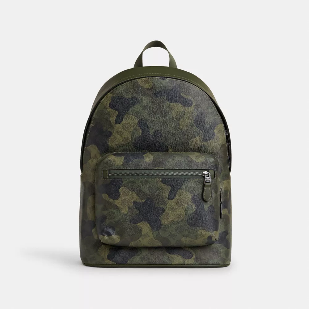 Рюкзак COACH West Backpack In Signature Camo Print