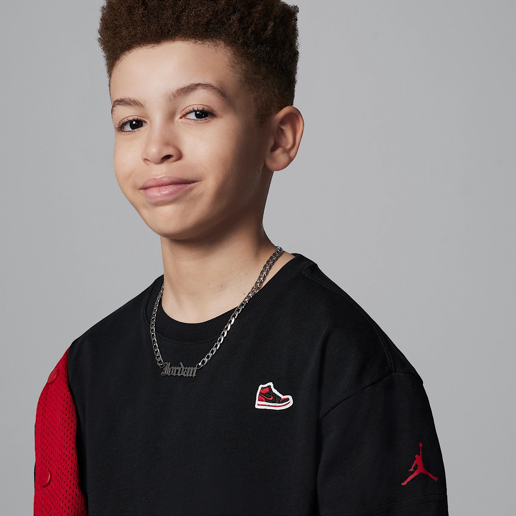 Air Jordan 1 Big Kids' Patch T-Shirt