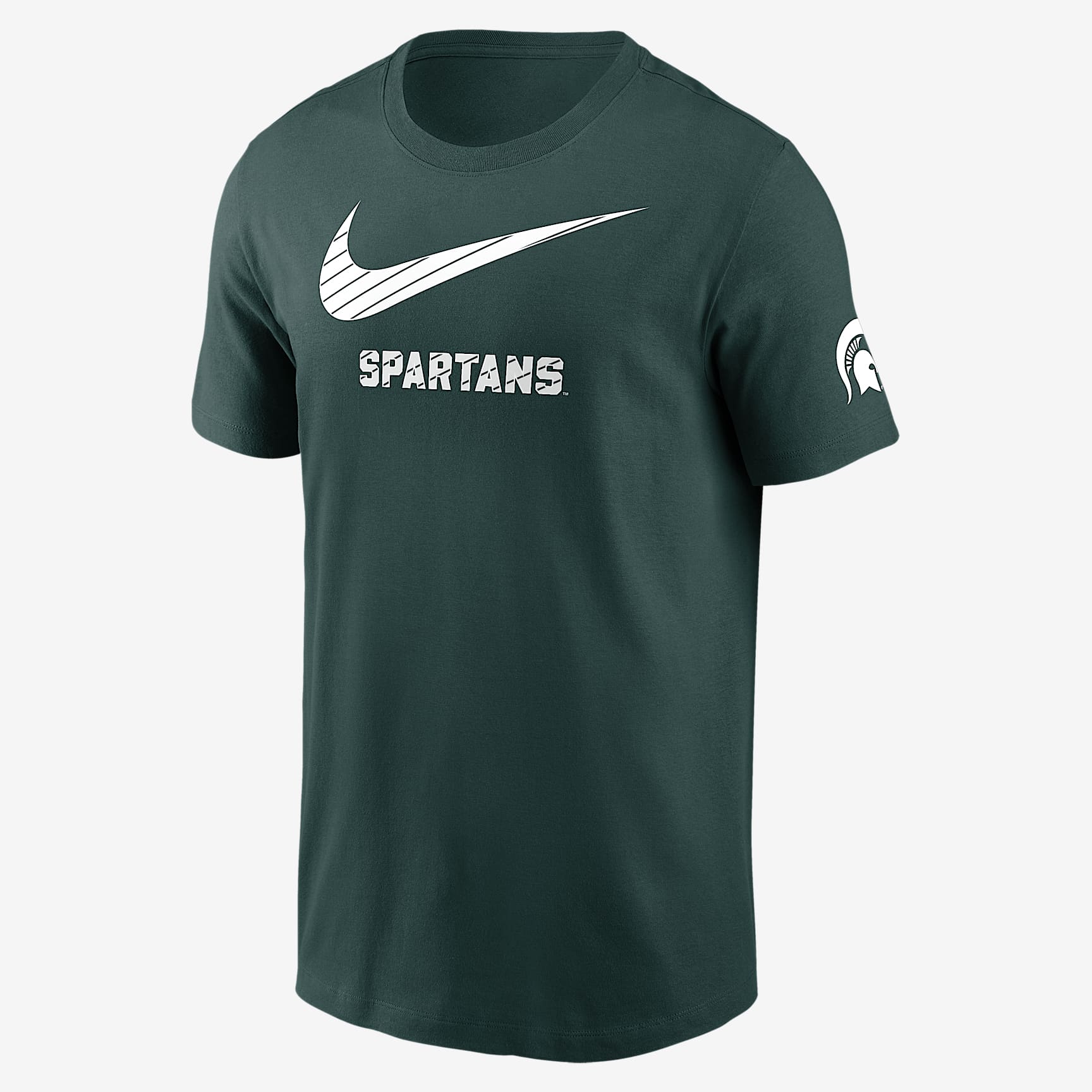 Michigan State Spartans Campus Mascot Men's Nike College T-Shirt