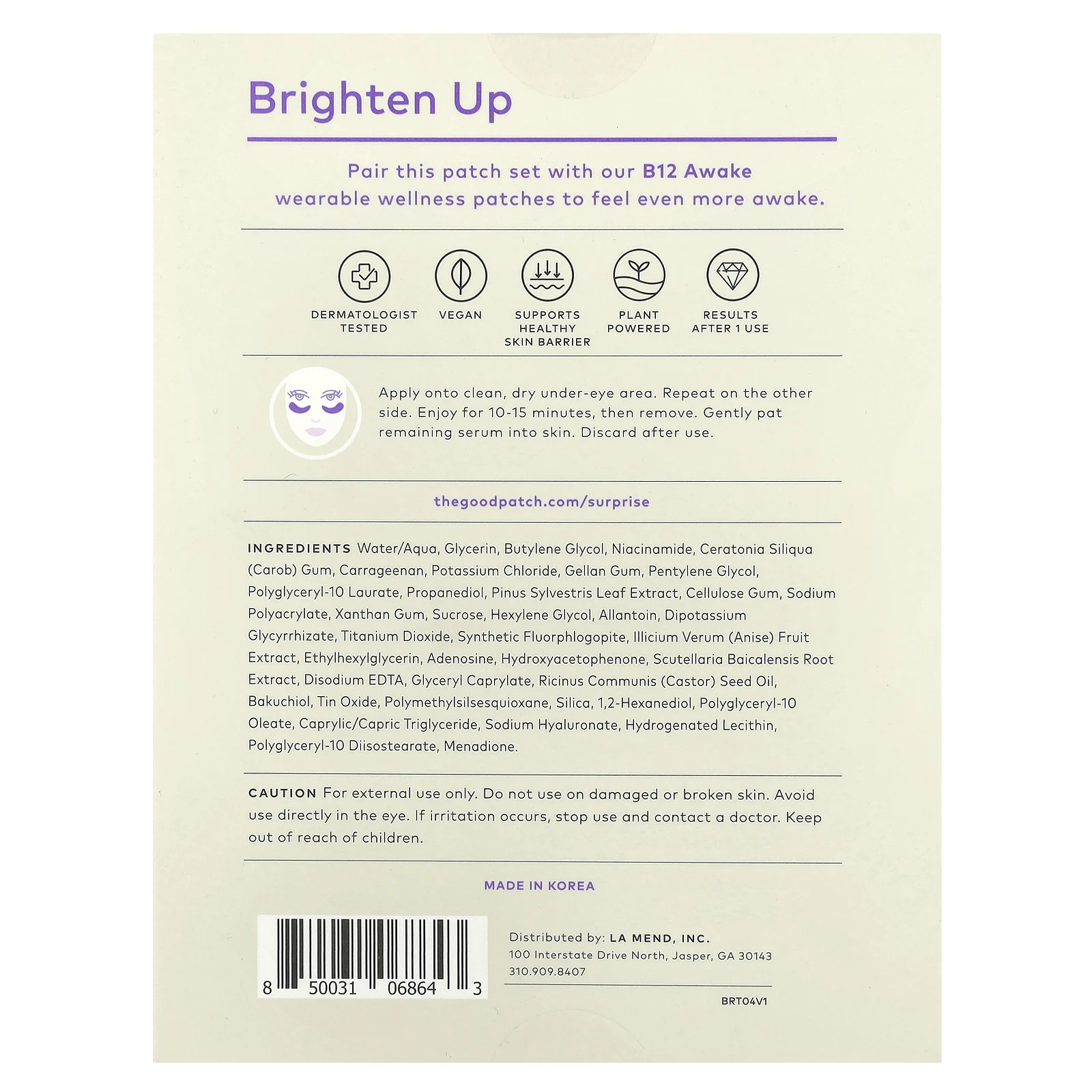 The Good Patch, Патчи для глаз, 3 набора