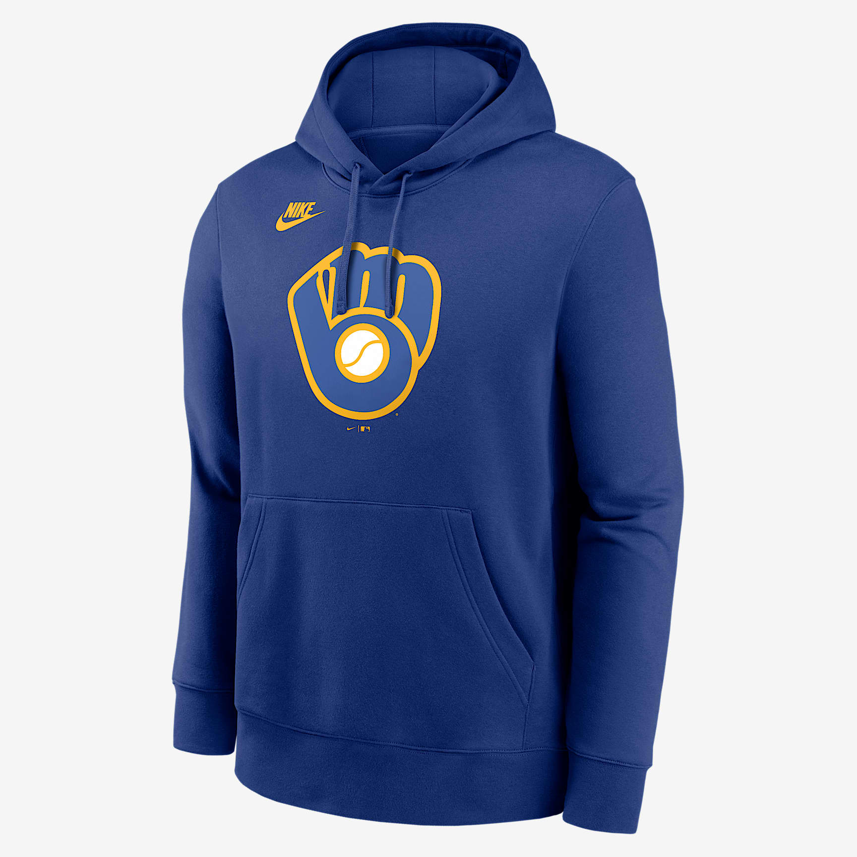 Milwaukee Brewers Cooperstown Logo Club Men's Nike MLB Pullover Hoodie