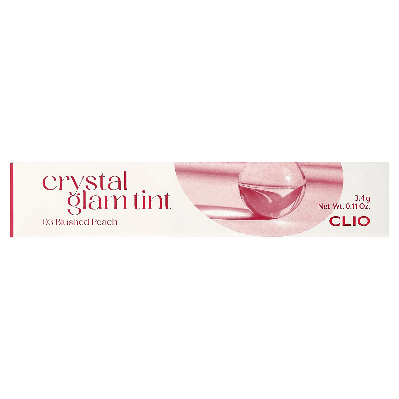 Clio, Crystal Glam, оттенок 03 с румяным персиком, 3,4 г (0,11 унции)