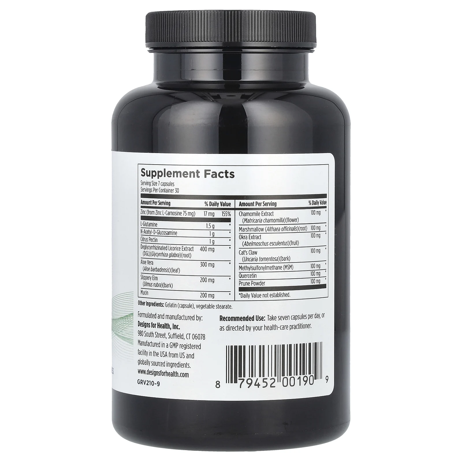 Designs For Health, GI Revive®, 210 капсул