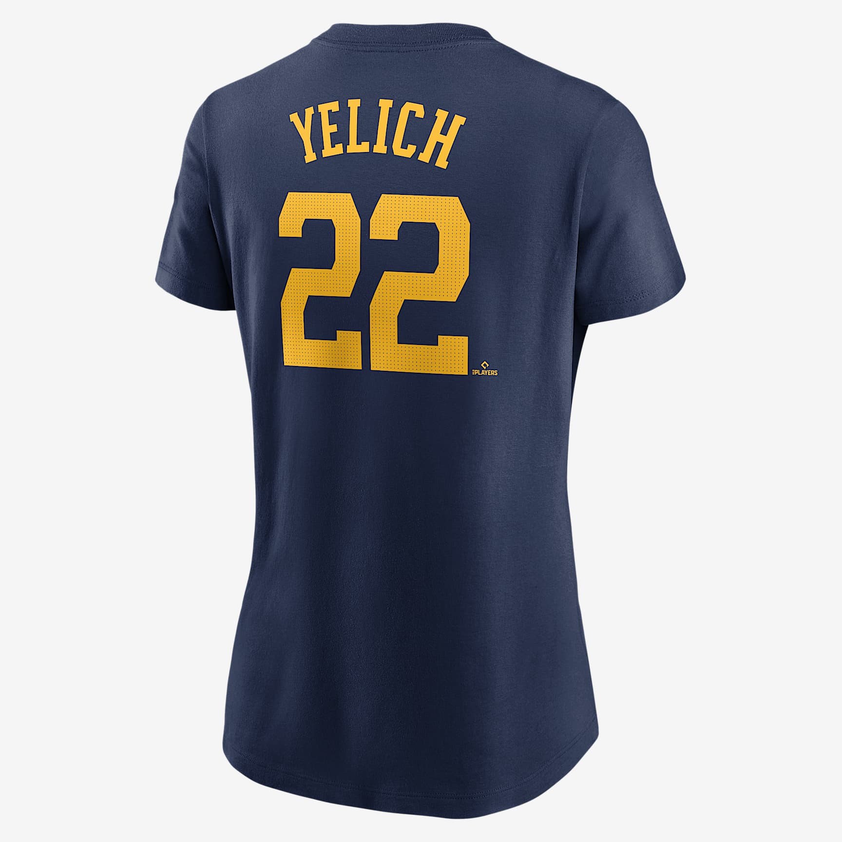 Christian Yelich Milwaukee Brewers Fuse Women's Nike MLB T-Shirt