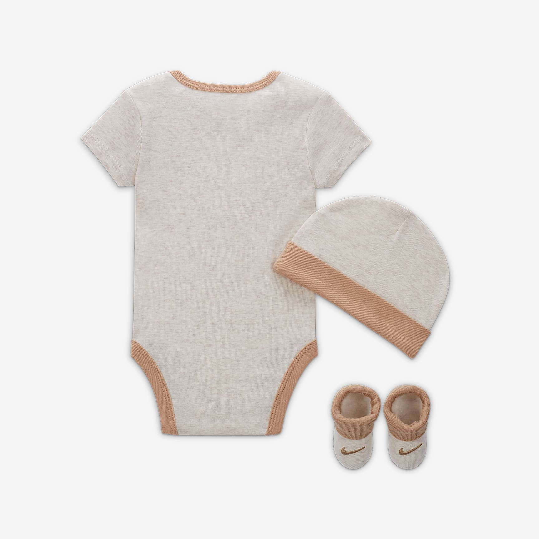 Nike Baby (6-12M) Bodysuit, Hat and Booties Box Set