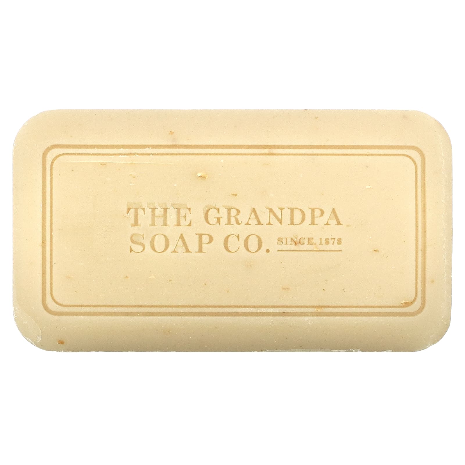 The Grandpa Soap Co., Кусковое мыло для лица и для тела, успокаивающее, овсяное, 4,25 унции (120 г)