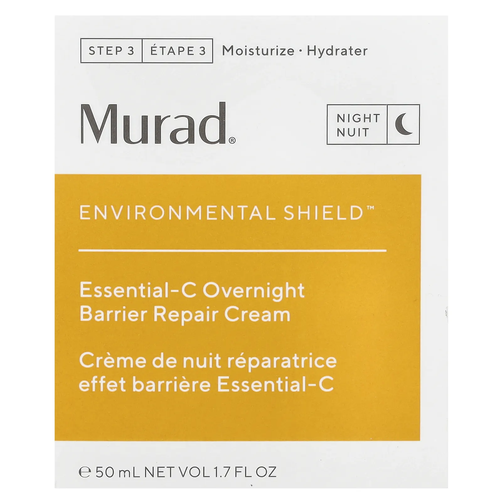 Murad, Environmental Shield, ночной восстанавливающий барьерный крем Essential-C, 50 мл (1,7 жидк. унц.)