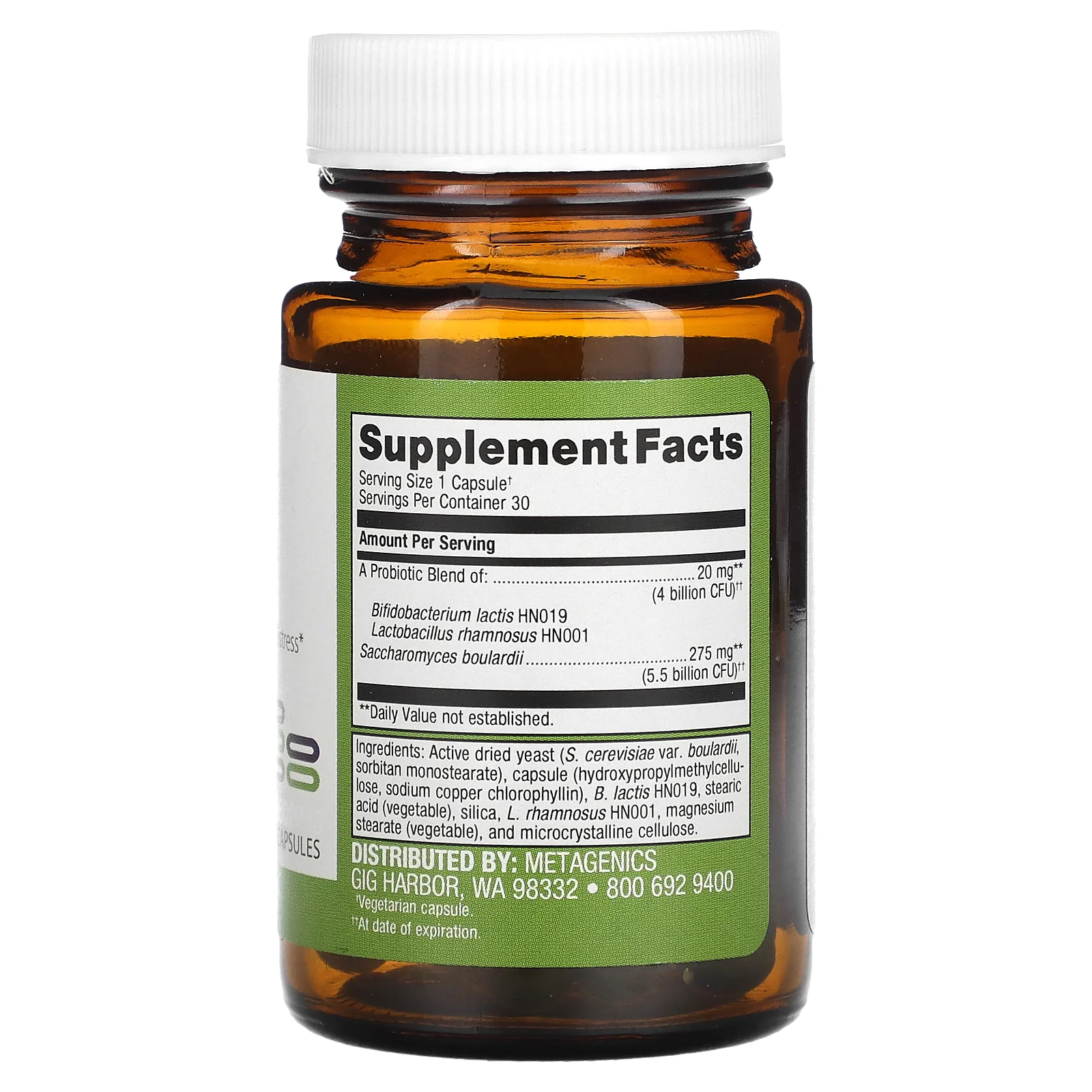 Metagenics, UltraFlora Acute Care, 30 капсул