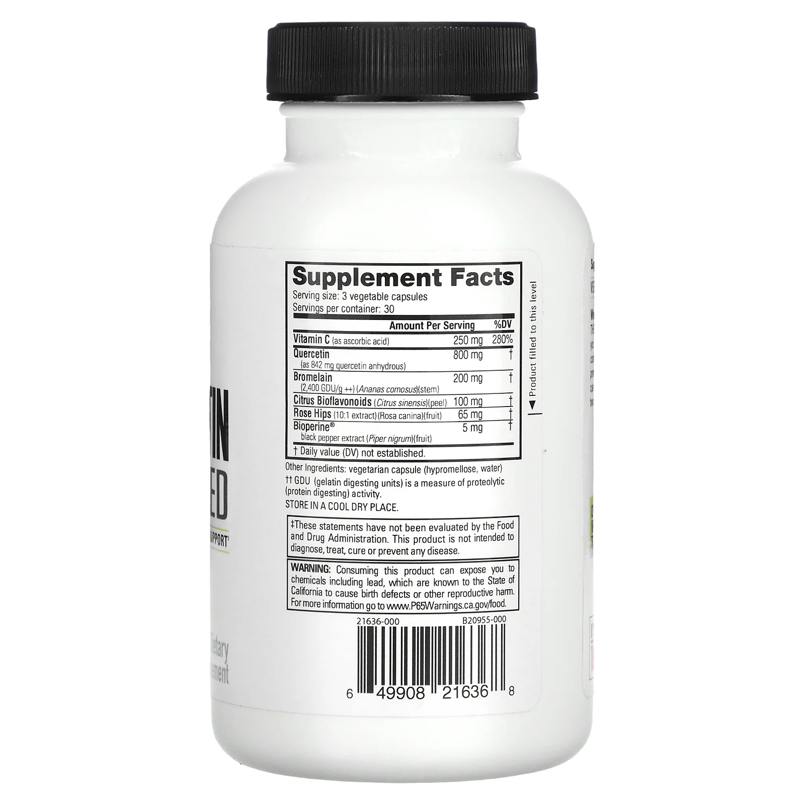 NutraBio, Wellness, улучшенный кверцетин, 90 капсул