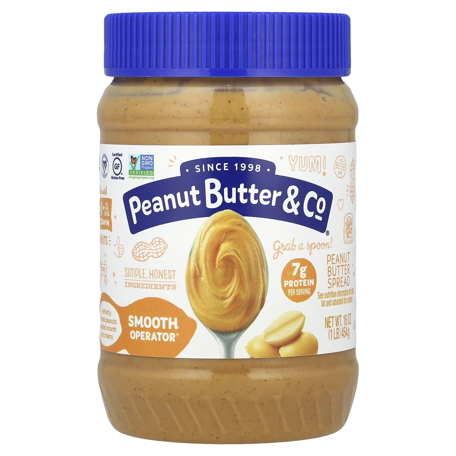 Peanut Butter & Co., Smooth Operator, арахисовая паста, 454 г (16 унций)