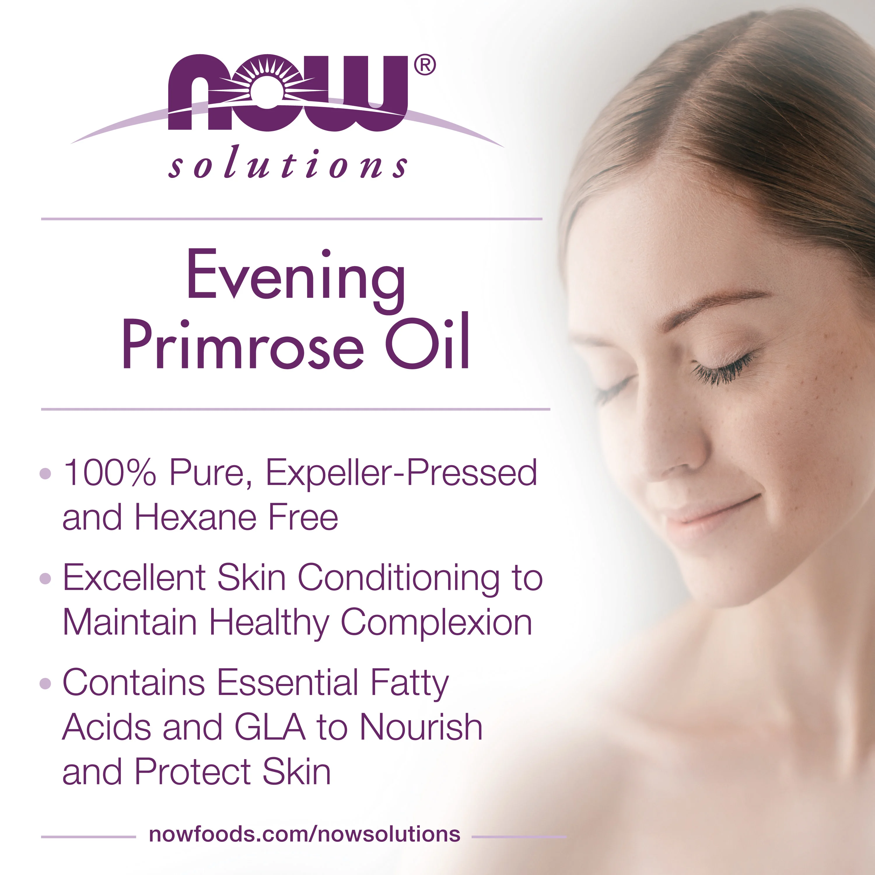 NOW Foods, Solutions, масло примулы вечерней, 118 мл (4 жидких унции)