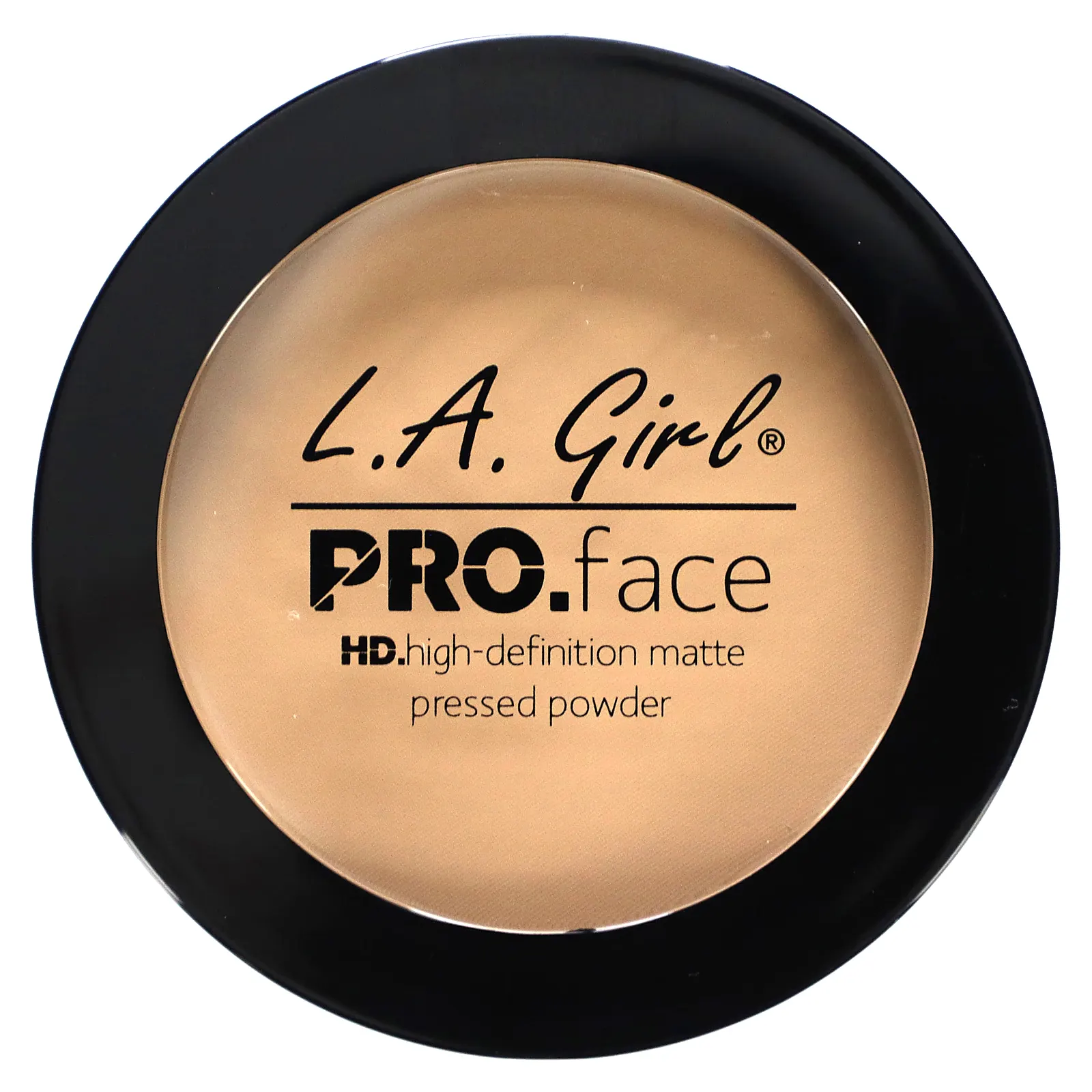 L.A. Girl, Компактная матирующая пудра для лица Pro Face HD, оттенок «Нюдовый беж», 7 г