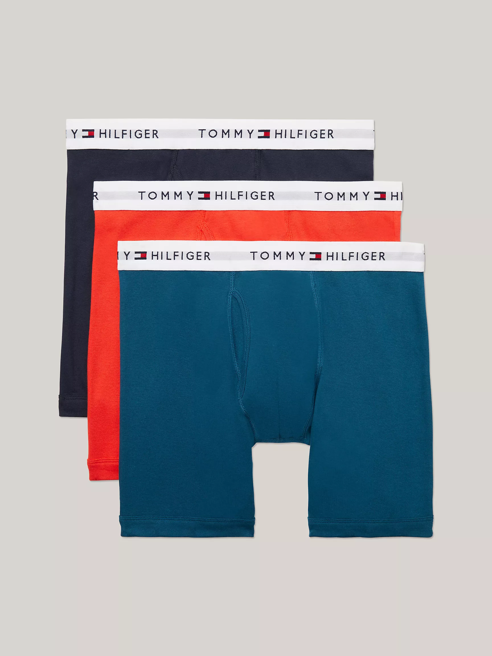 Мужское нижнее белье Tommy Hilfiger, Классические хлопковые боксеры-брифы (набор 3 шт.)