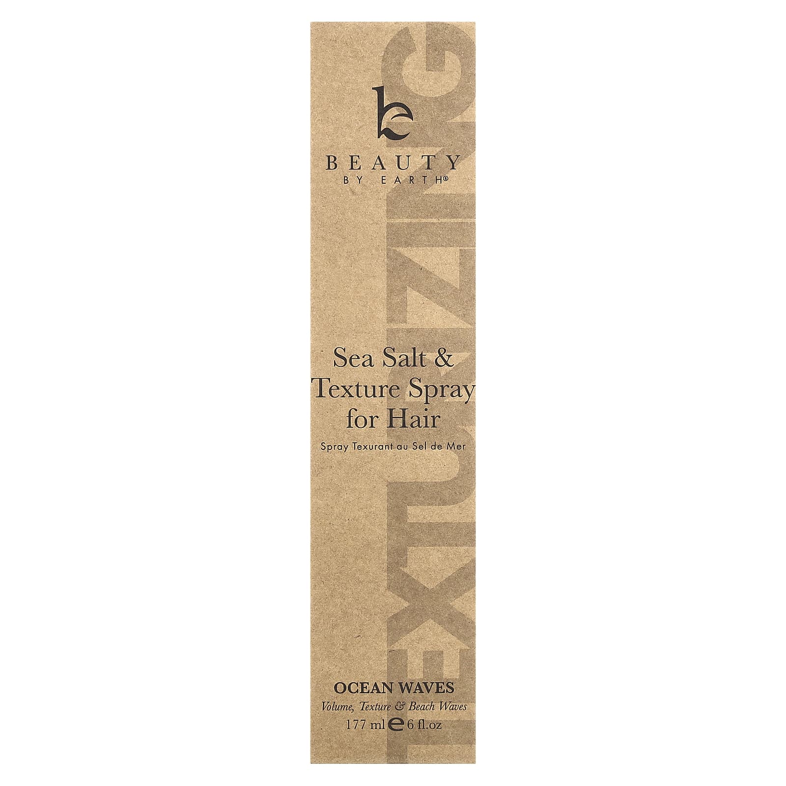 Beauty By Earth, спрей для придания объема волосам с морской солью, океанический бриз, 177 мл (6 жидк. унций)