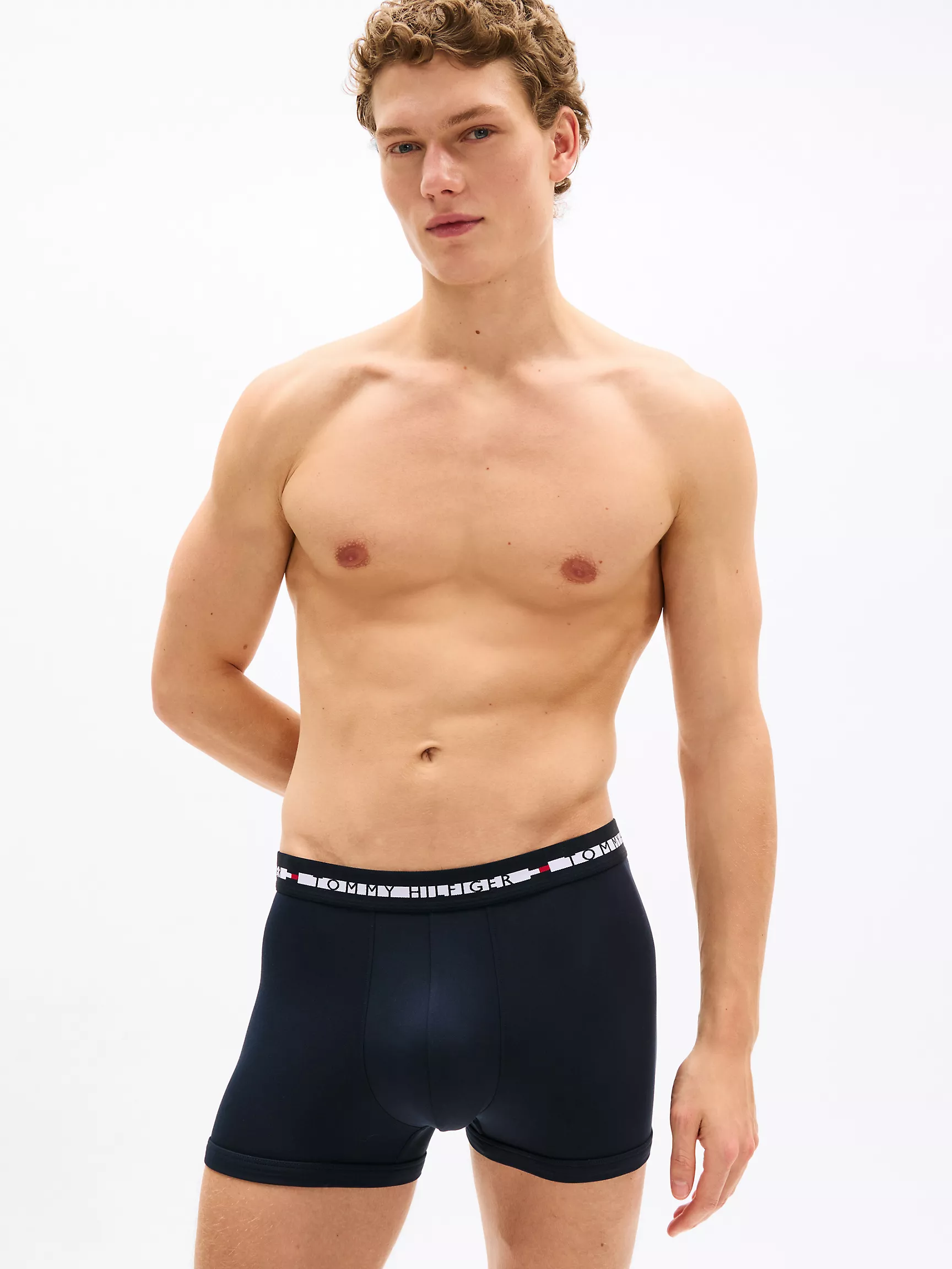 Мужское нижнее белье Tommy Hilfiger, Укороченные трусы-боксёры TH Comfort+ (набор 3 шт.)