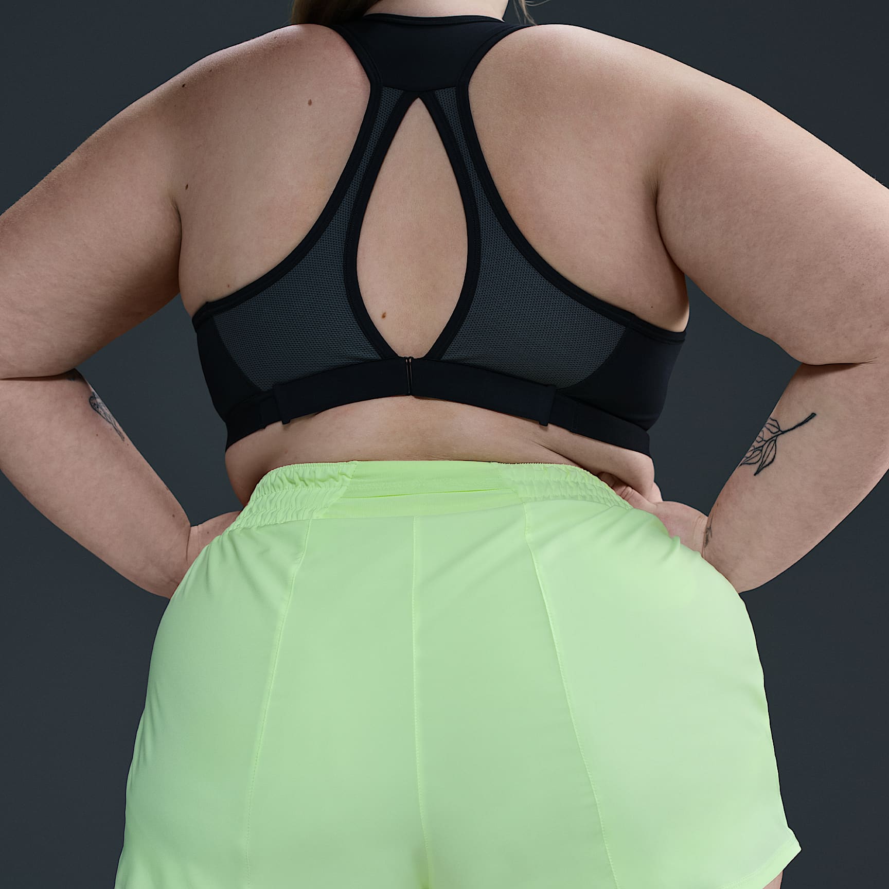 Nike Dri-FIT One Women's High-Waisted 3" 2-in-1 Shorts (Plus Size)