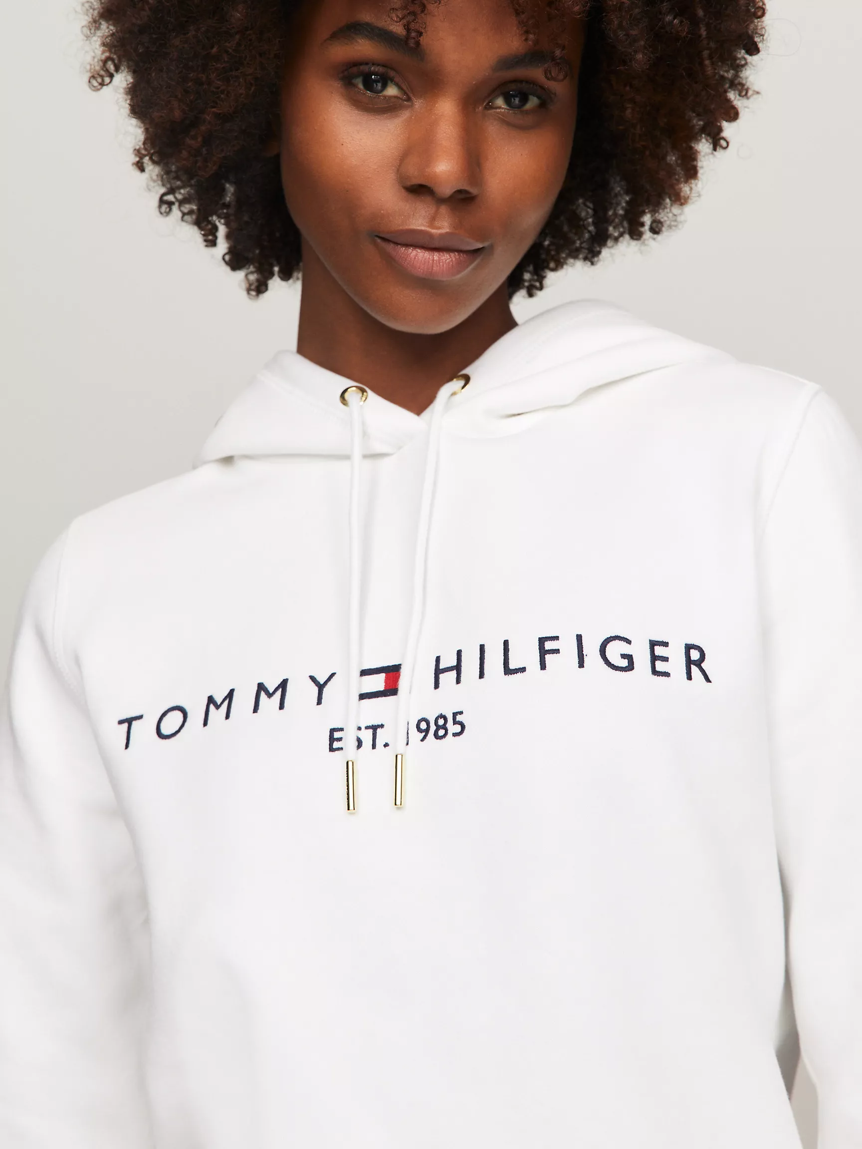 Женское худи Tommy Hilfiger, Худи с вышитым логотипом Tommy