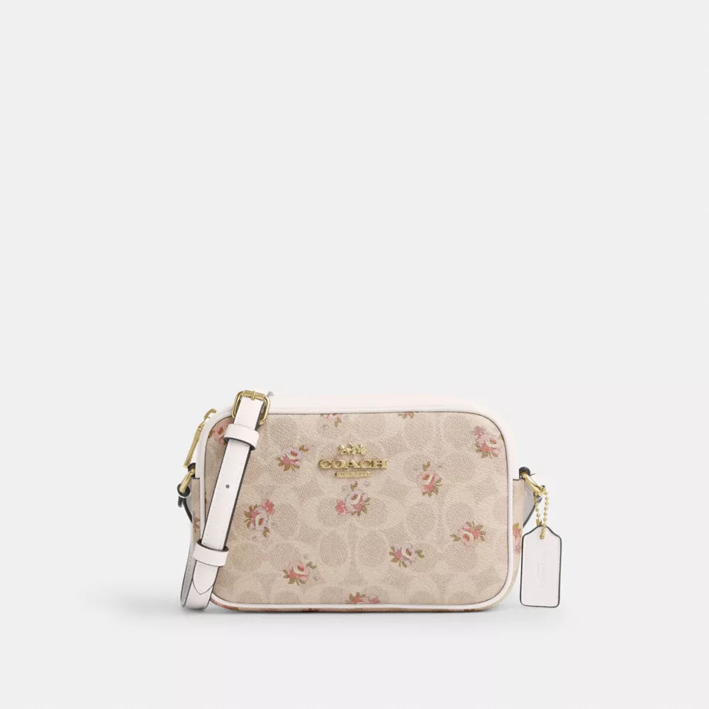 Сумка COACH Mini Jamie Camera Bag In Signature Canvas With Floral Print