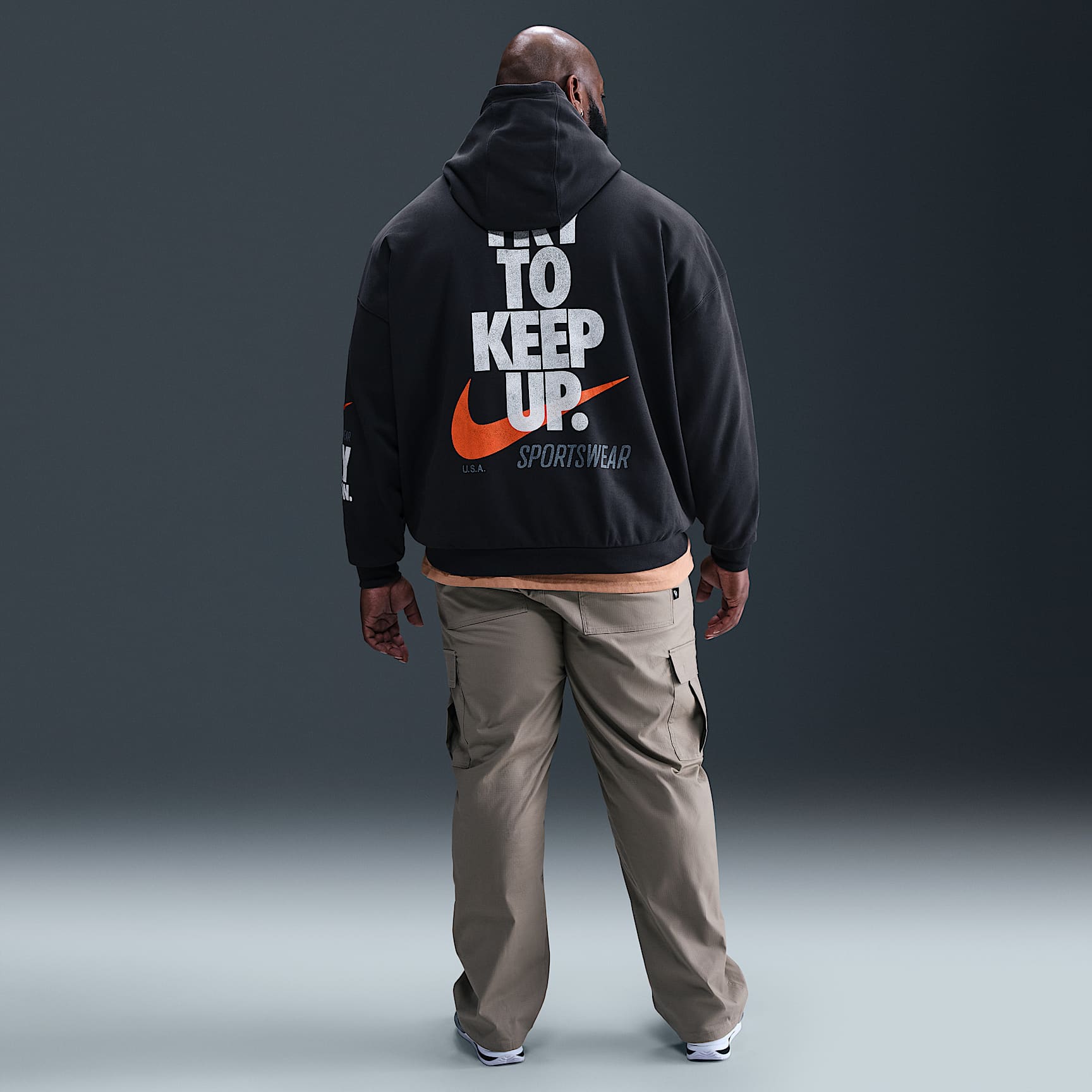 Nike Club Men's Oversized French Terry Pullover Hoodie