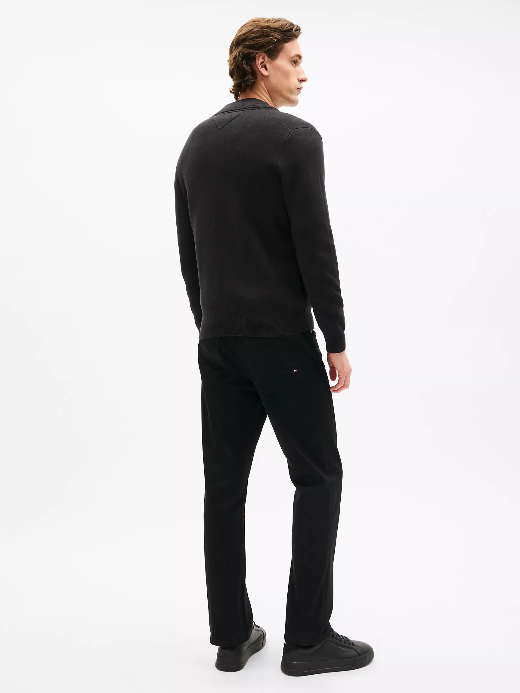 Мужской свитер Tommy Hilfiger, Хлопковый бейсбольный кардиган на молнии