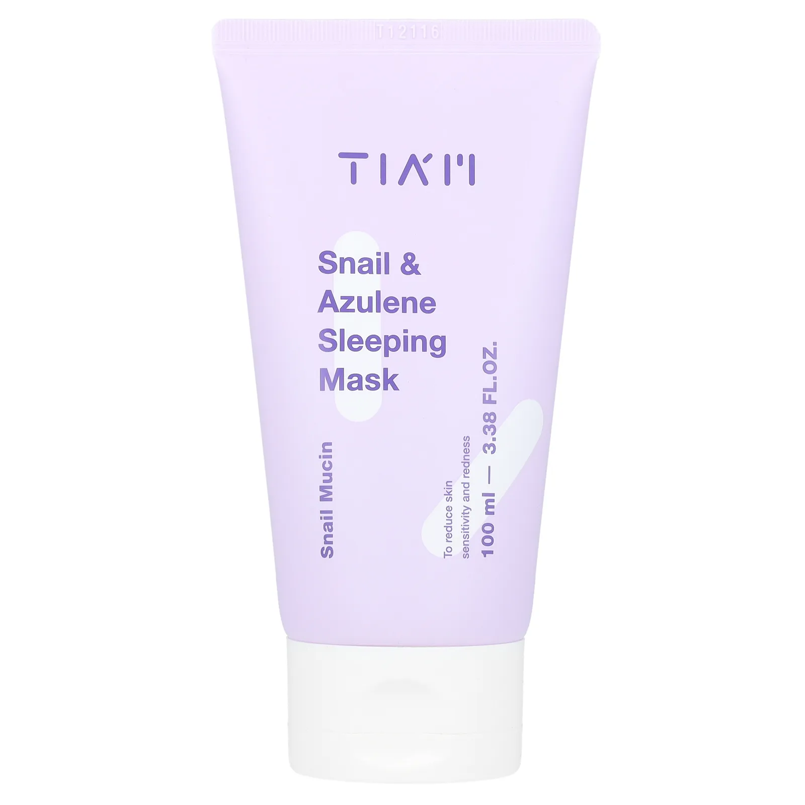 Tiam, ночная маска для лица с улиткой и азуленом, 100 мл (3,38 жидк. унции)