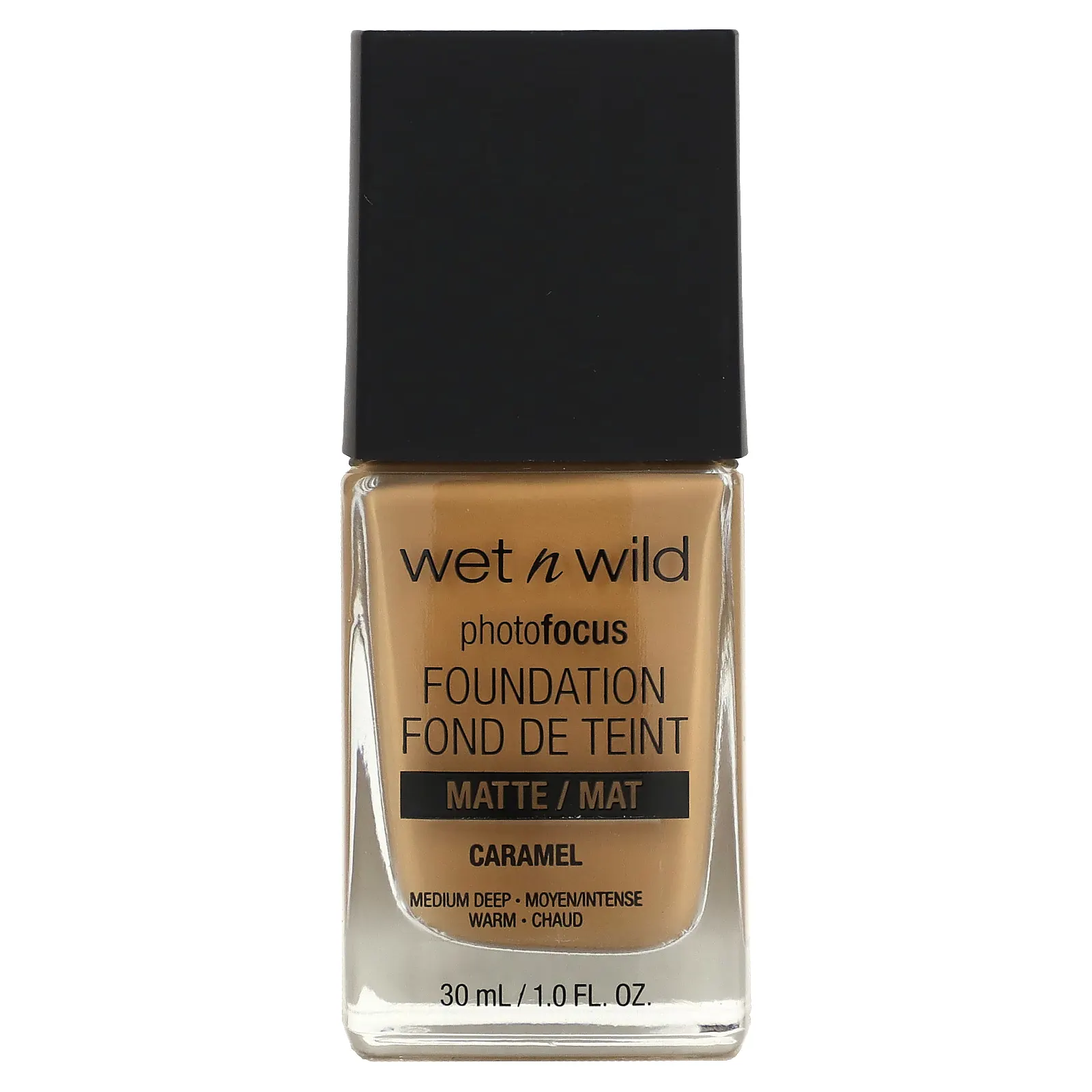 wet n wild, PhotoFocus Foundation, матовая, с карамелью, 30 мл (1 жидк. Унция)