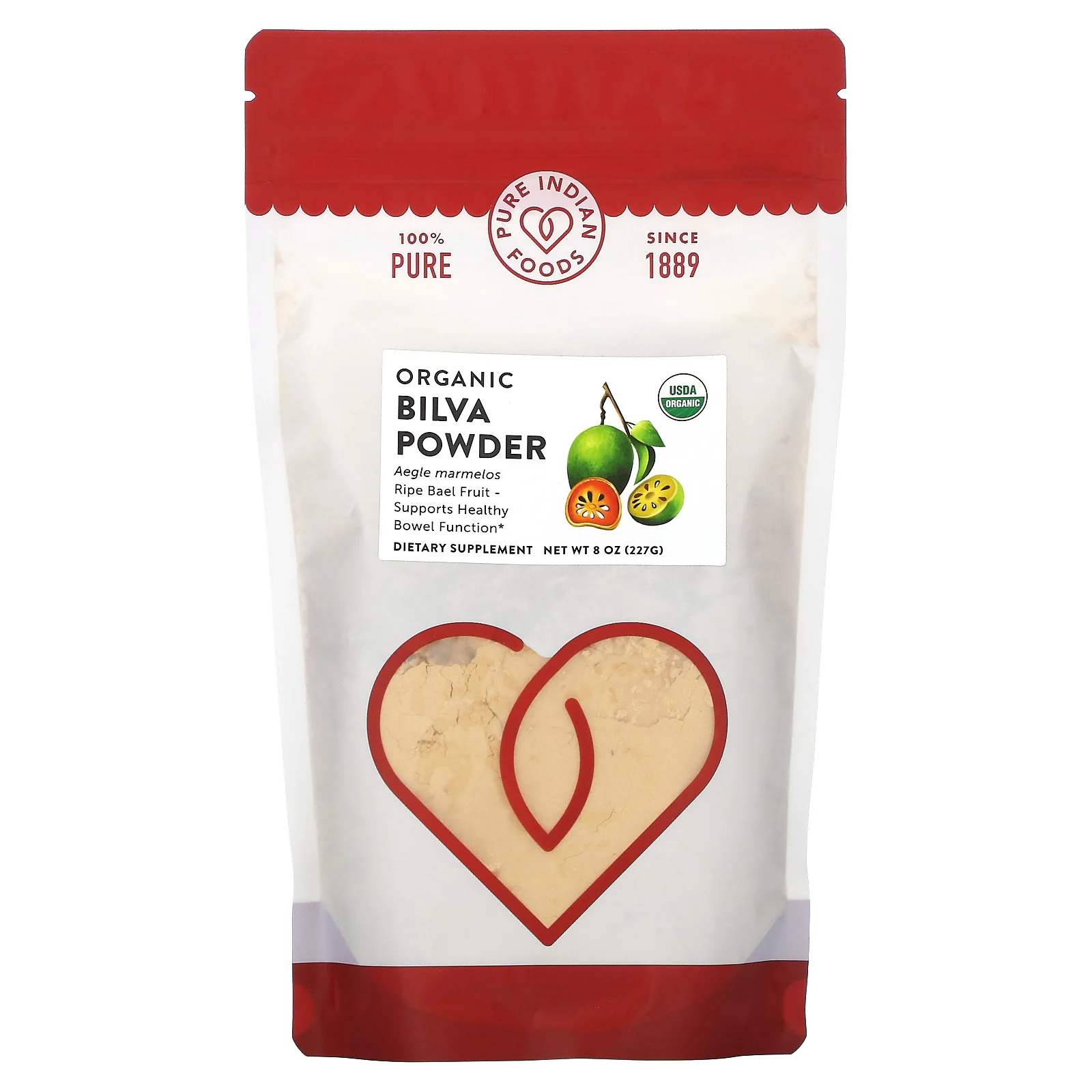 Pure Indian Foods, Органический порошок Bilva, 227 г (8 унций)