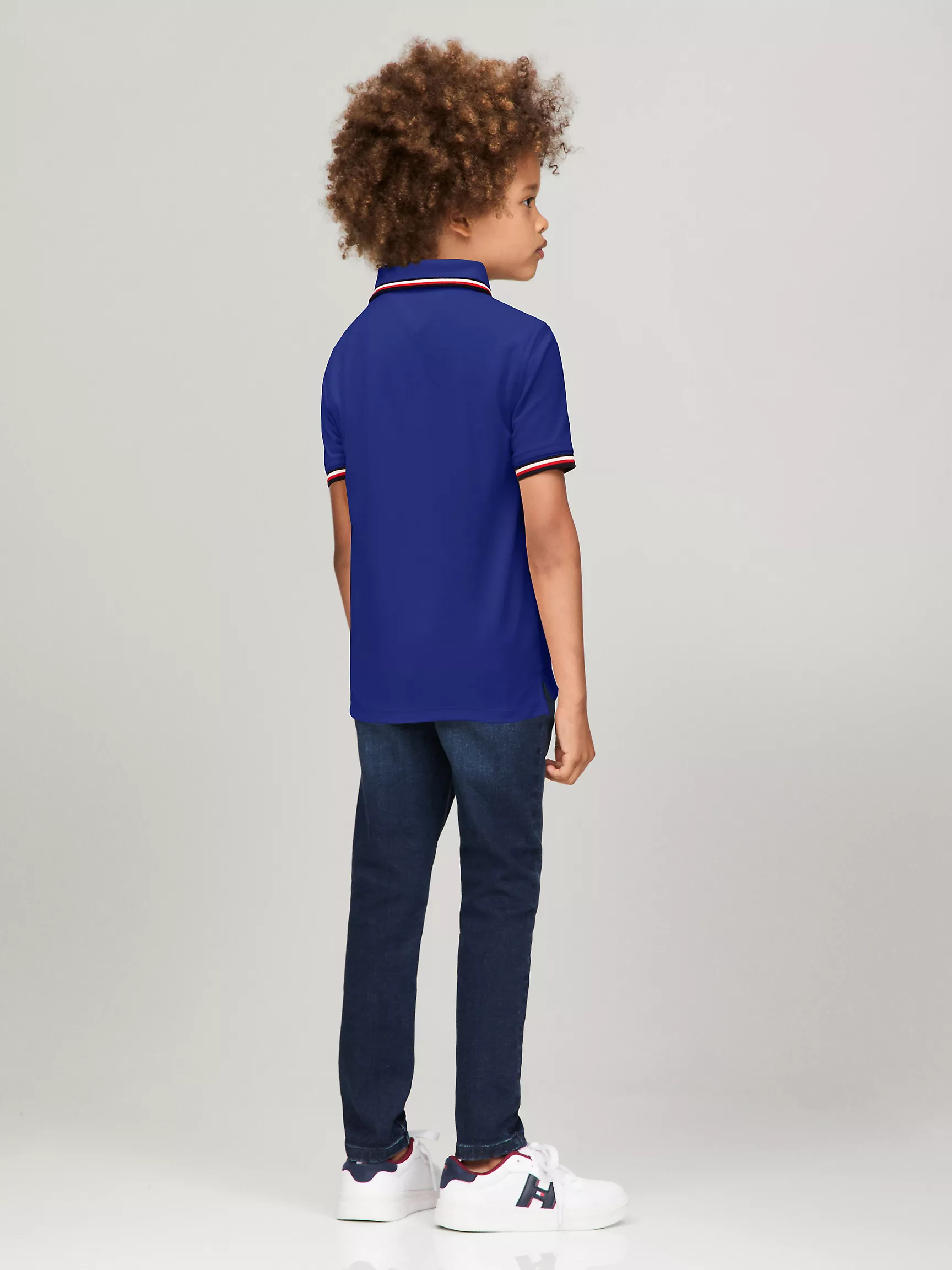 Рубашка-поло для мальчиков Tommy Hilfiger, Детское поло с коротким рукавом и влагоотводящей технологией Tommy