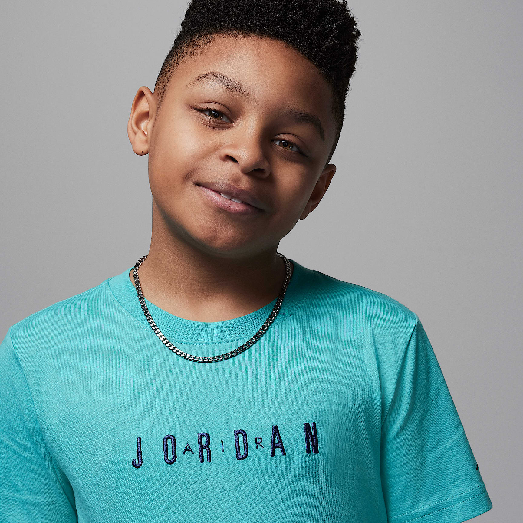 Jordan Big Kids' Embroidered Logo T-Shirt
