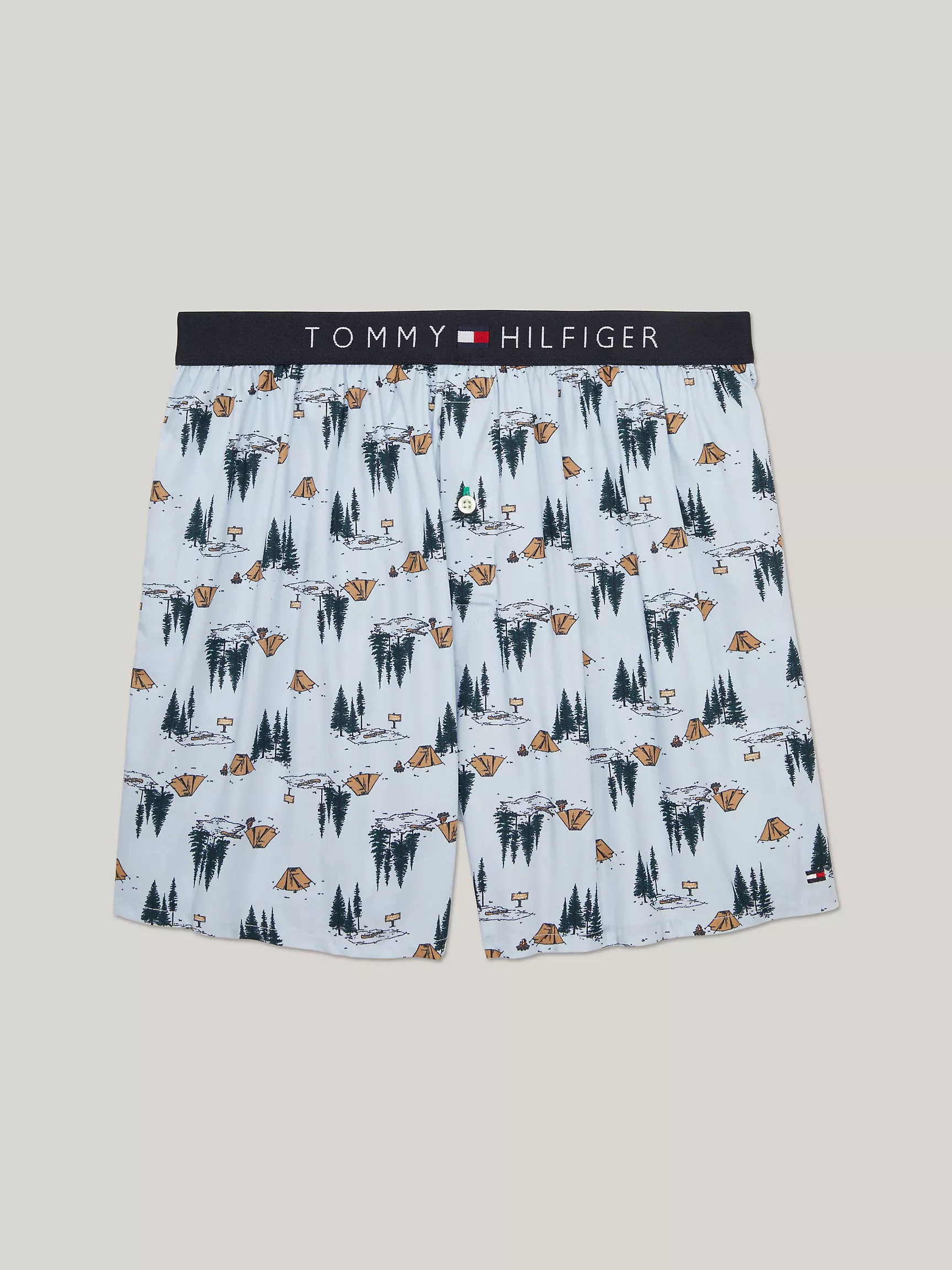 Мужское нижнее белье Tommy Hilfiger, Тканые боксёры с принтом