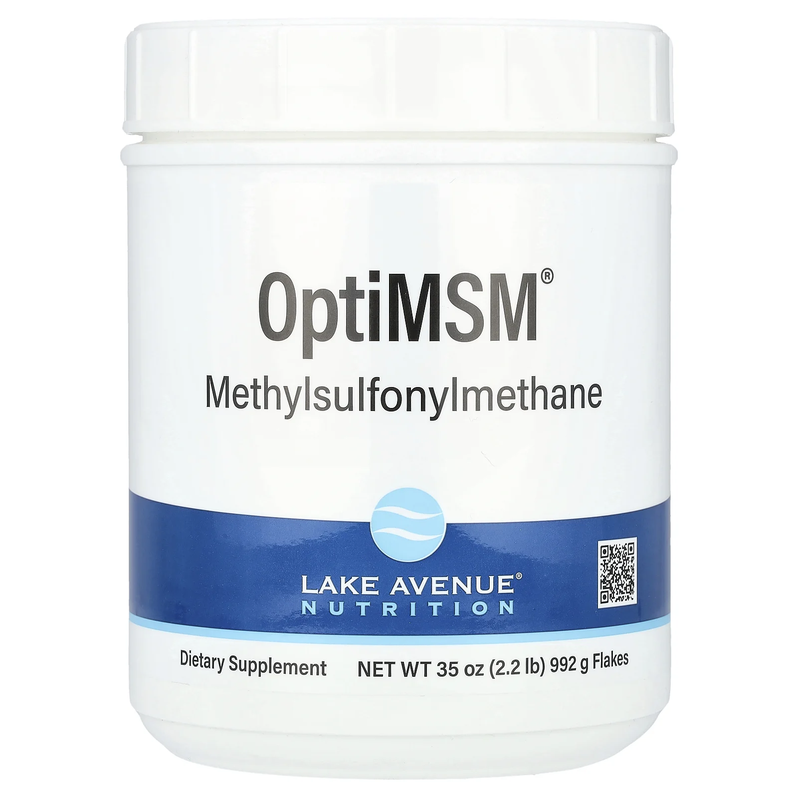 Lake Avenue Nutrition, OptiMSM, хлопья, 992 г (2,2 фунта) (35 унций)