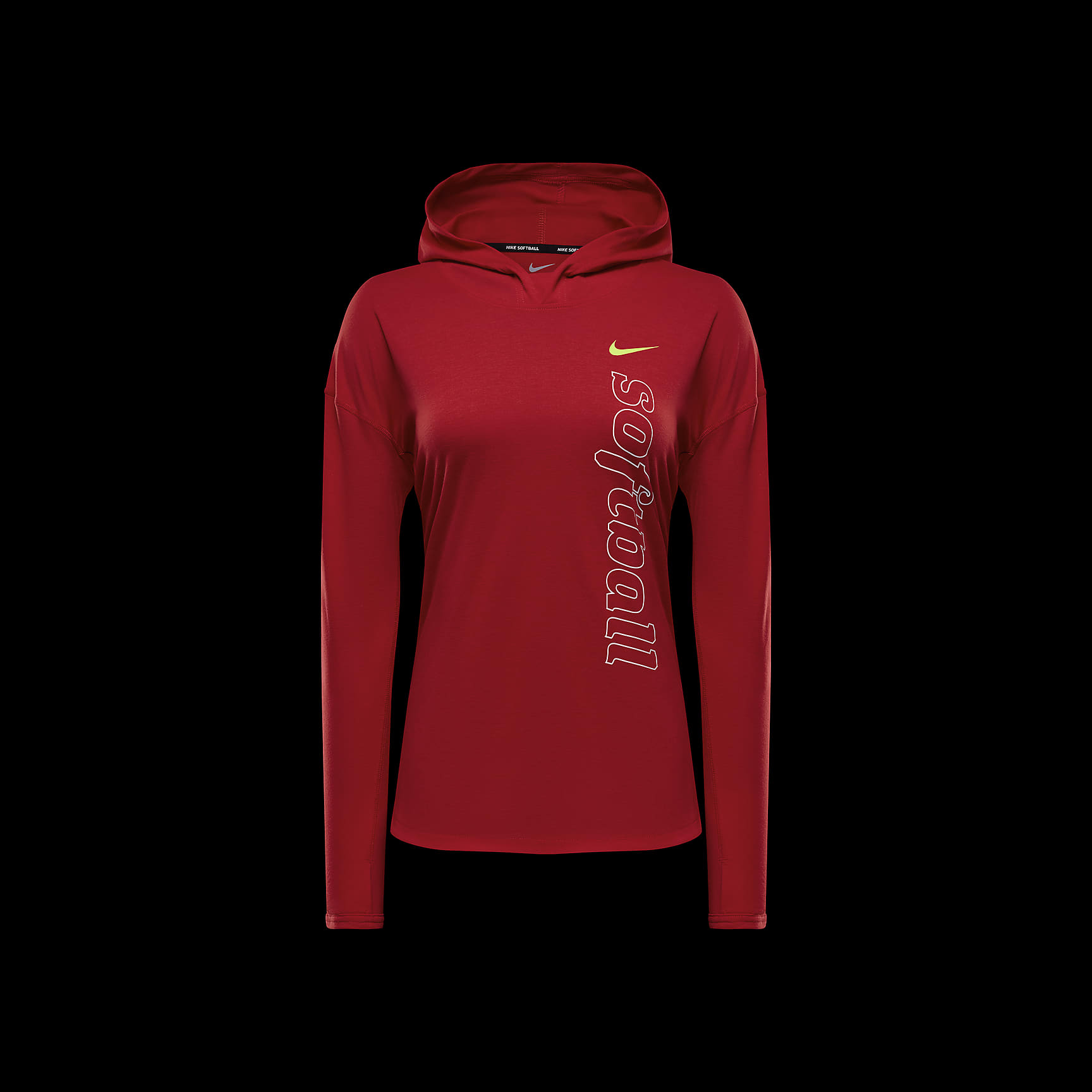 Nike Women's Dri-FIT Long-Sleeve Softball Hoodie