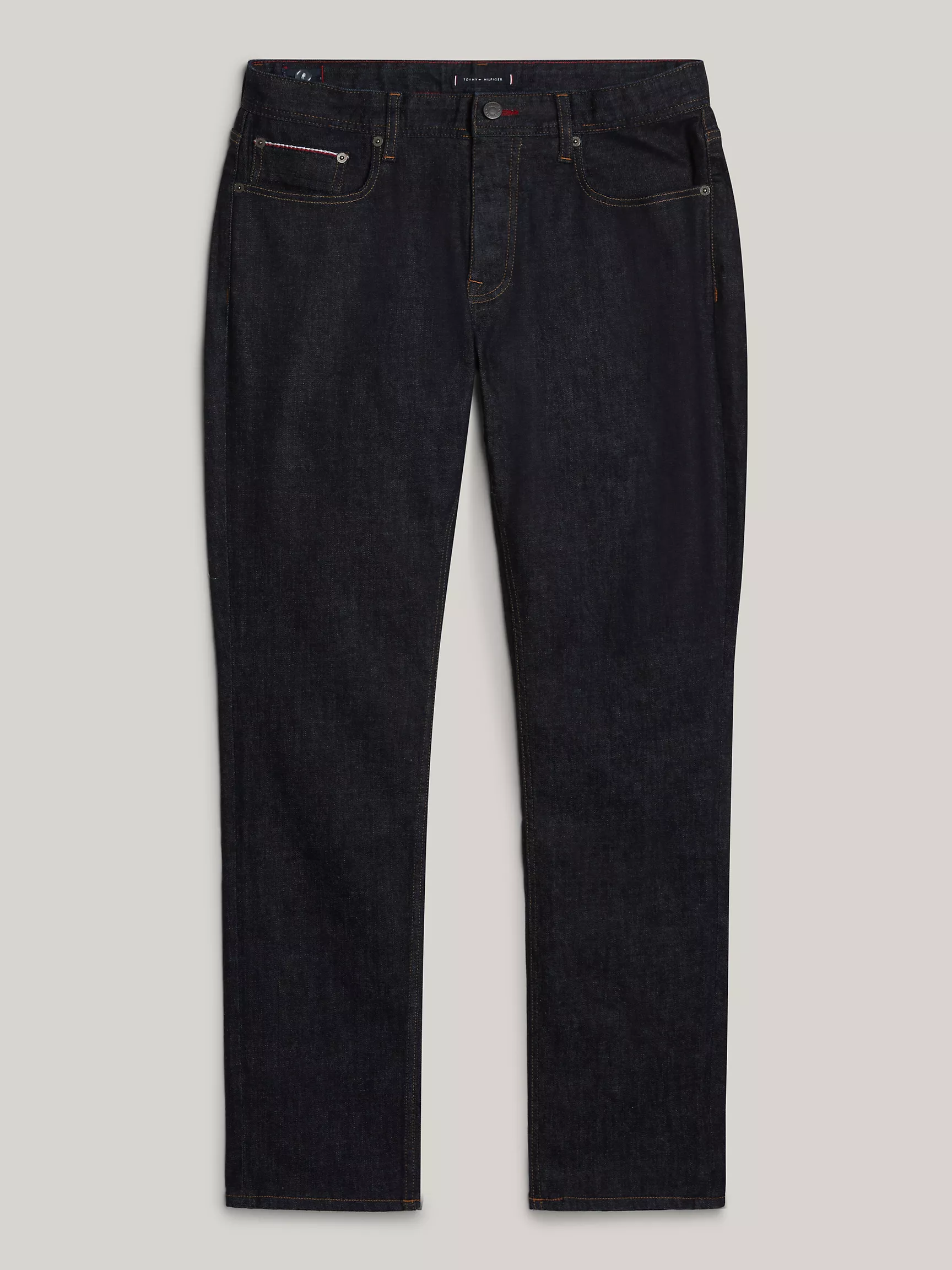 Мужские джинсы Tommy Hilfiger, Джинсы прямого кроя цвета индиго
