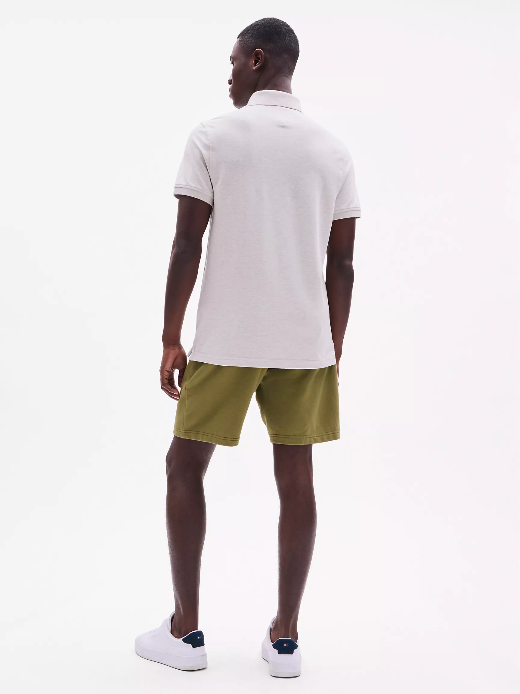 Мужское поло Tommy Hilfiger, Приталенное эластичное поло из пике