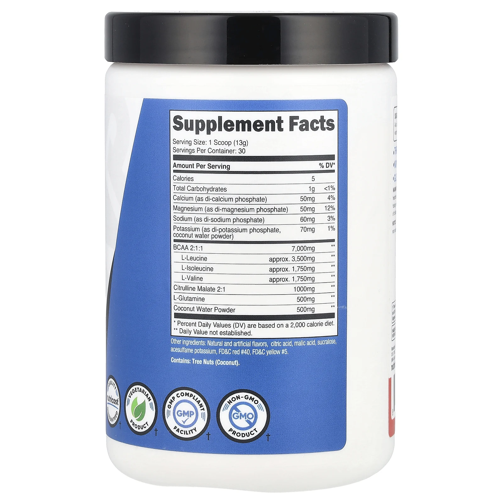 Nutricost, Performance, BCAA +, тропический пунш, 387 г (13,8 унции)