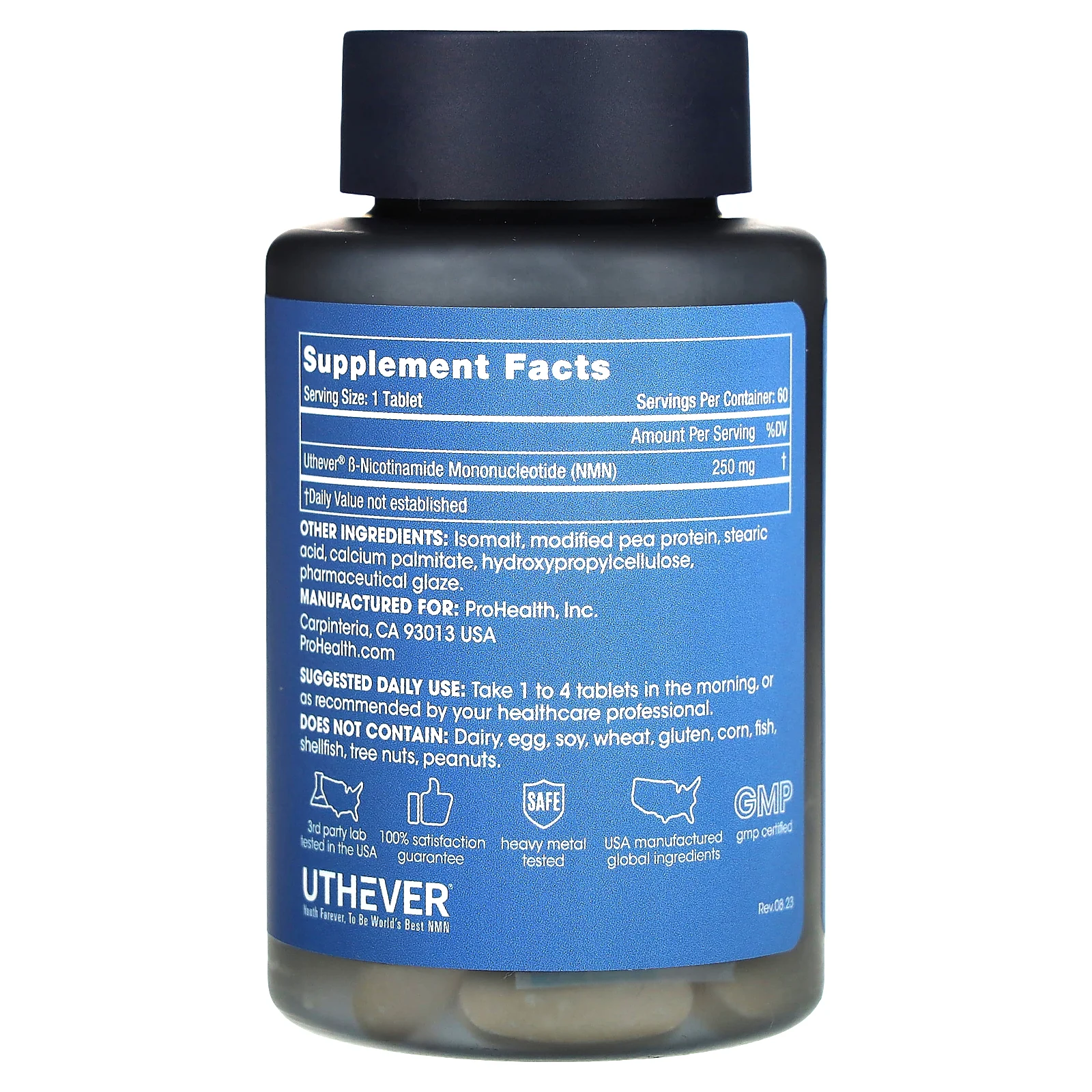 ProHealth Longevity, NMN Pro 250, 250 мг, 60 таблеток