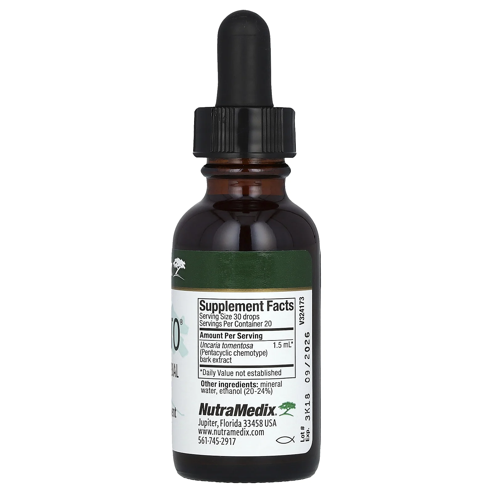 NutraMedix, Samento, поддержка иммунитета и микробов, 30 мл (1 жидк. Унция)